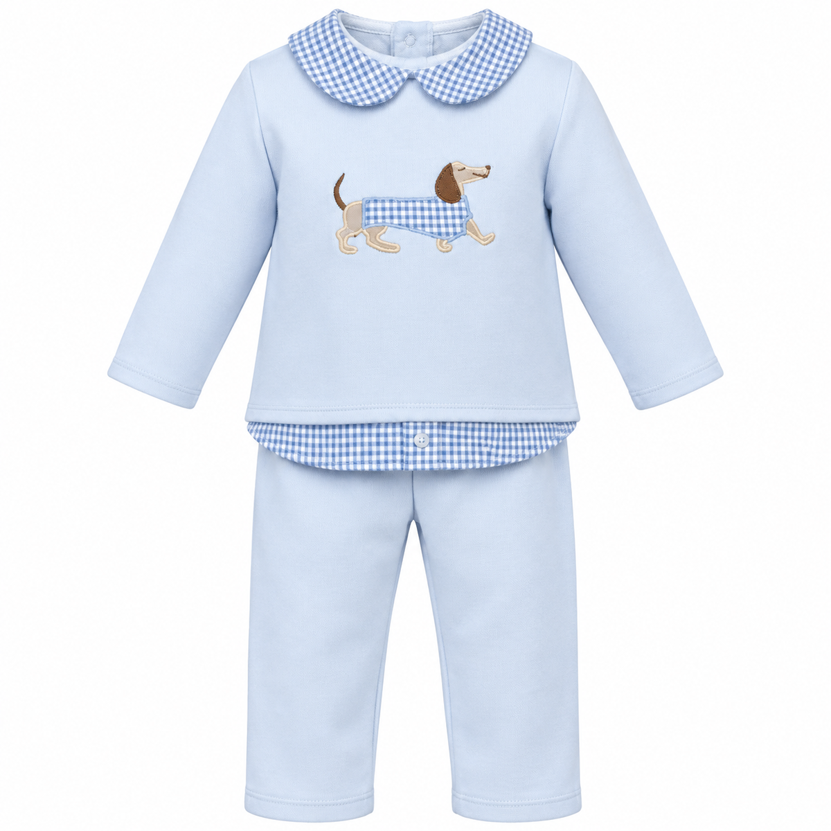 Sardon Boys Blue Daschund Trouser Set