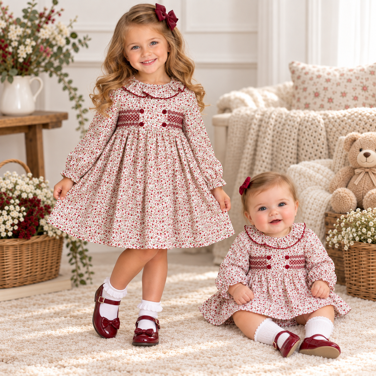 Sardon Girls Smock Dress