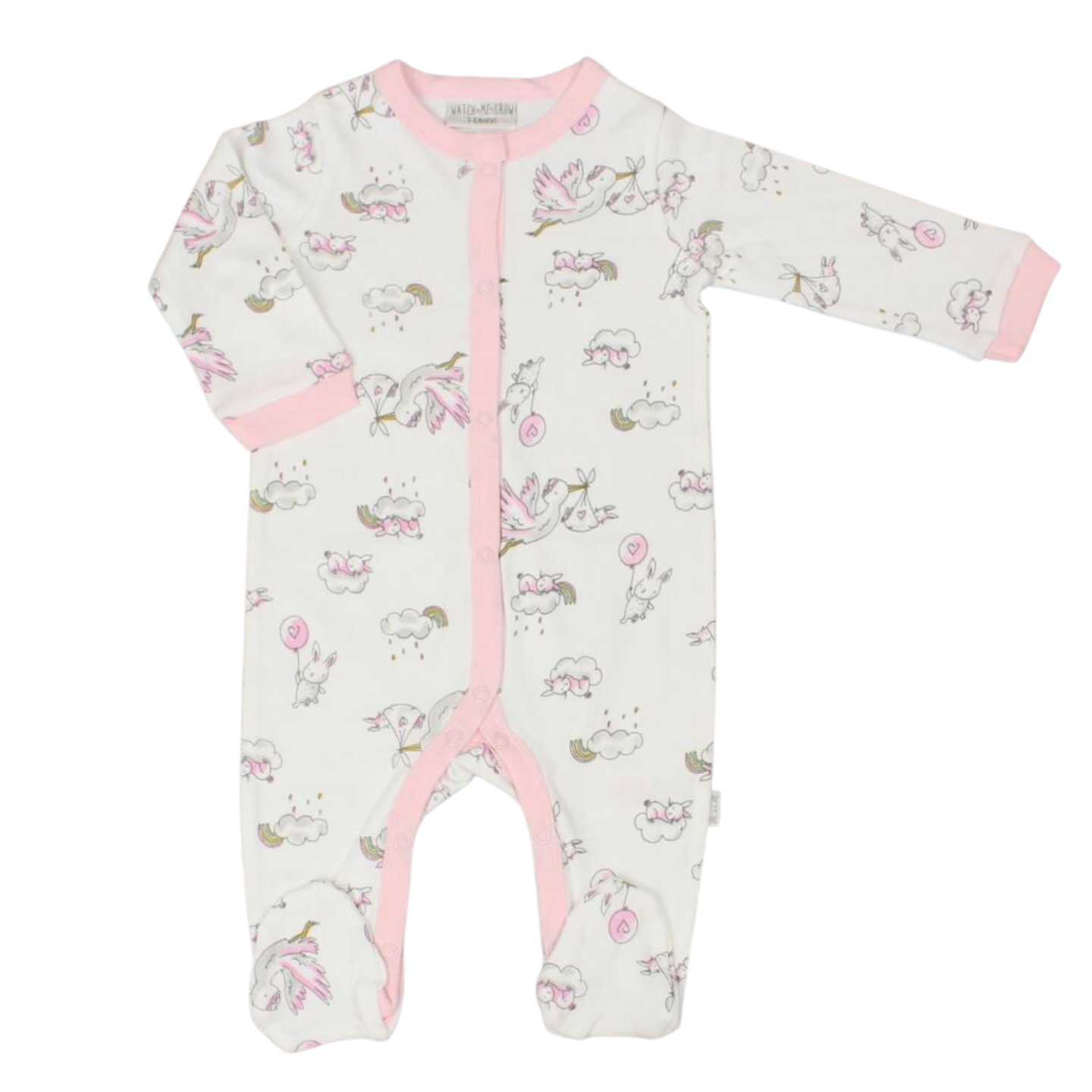 Baby Girls Rainbow Stork Layette Gift Set