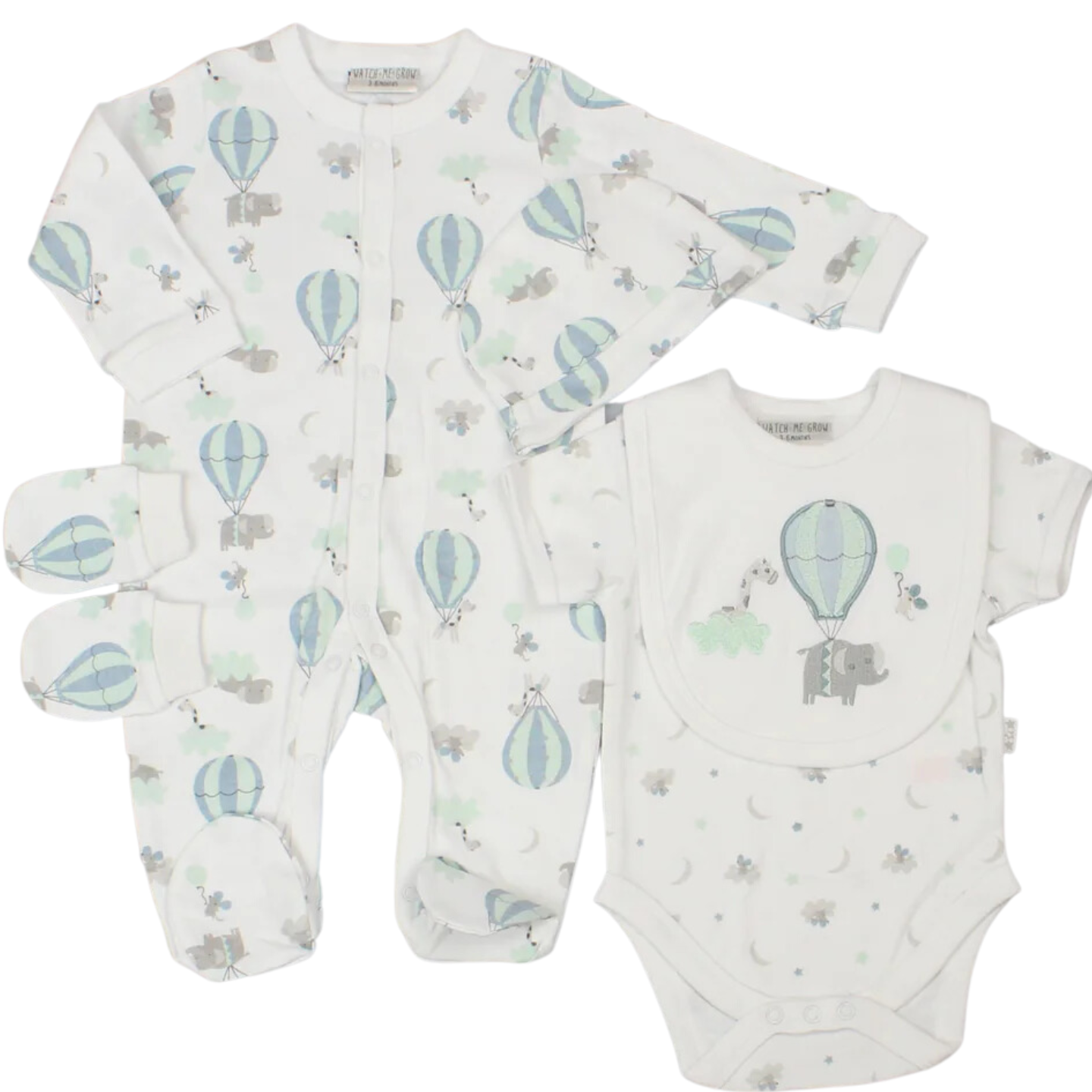 Baby Layette Hot Air Balloon Gift Set