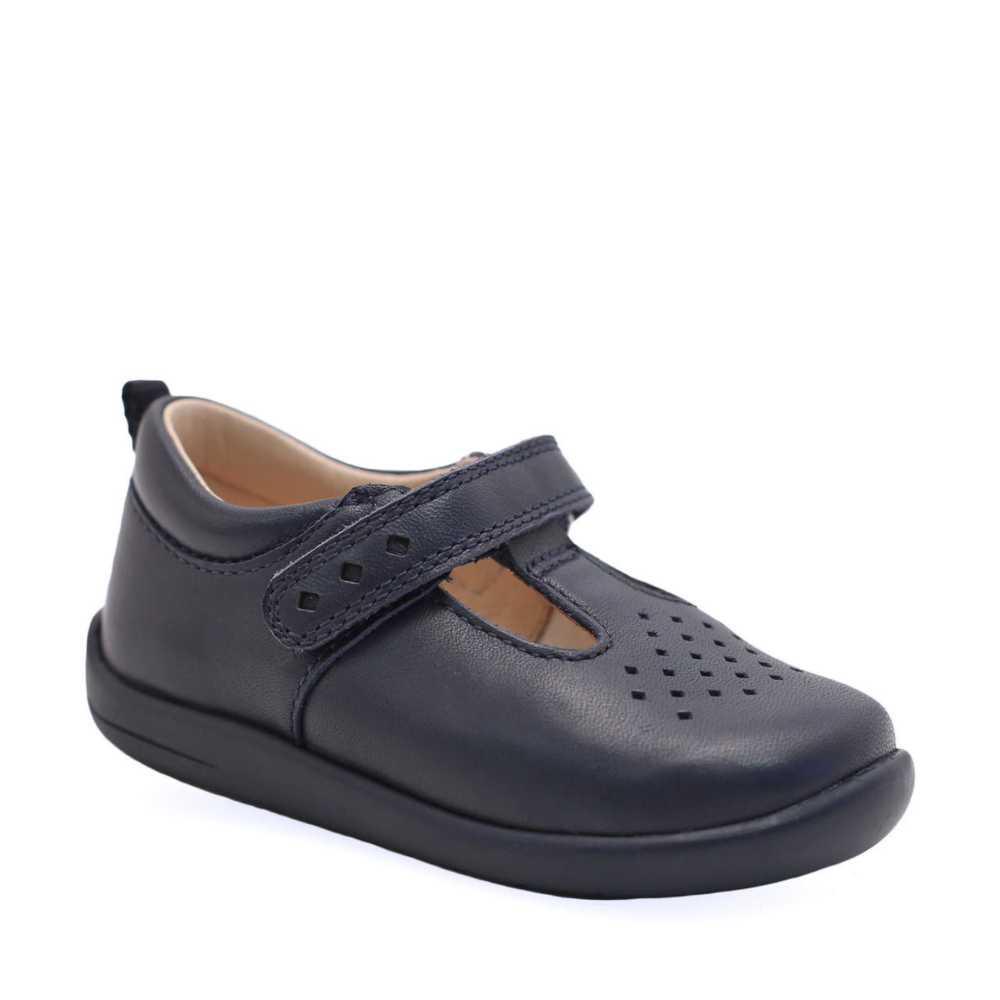 Start Rite Jigsaw Boys Navy Riptape First Walking Shoe