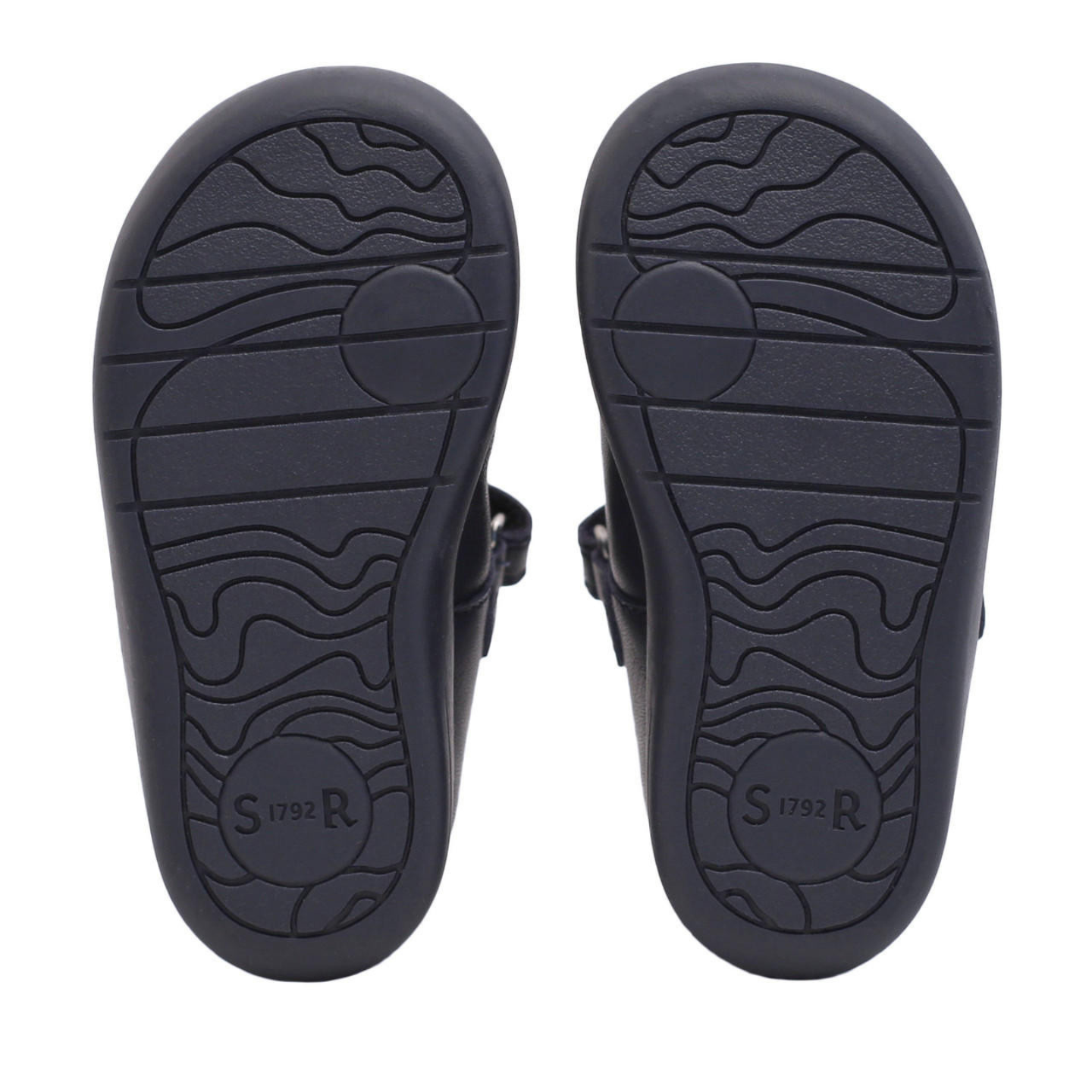 Start Rite Jigsaw Boys Navy Riptape First Walking Shoe