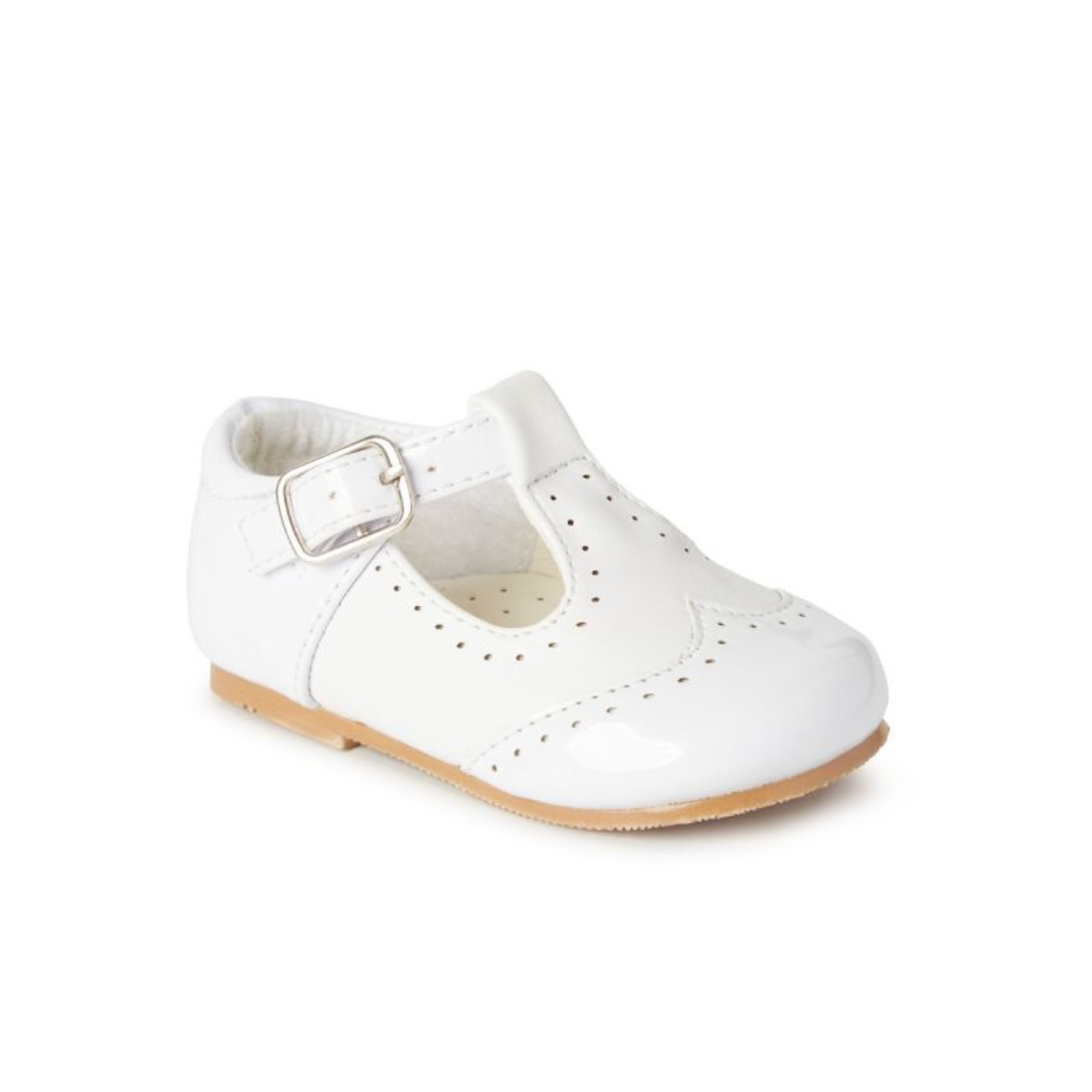 White T Bar Shoe