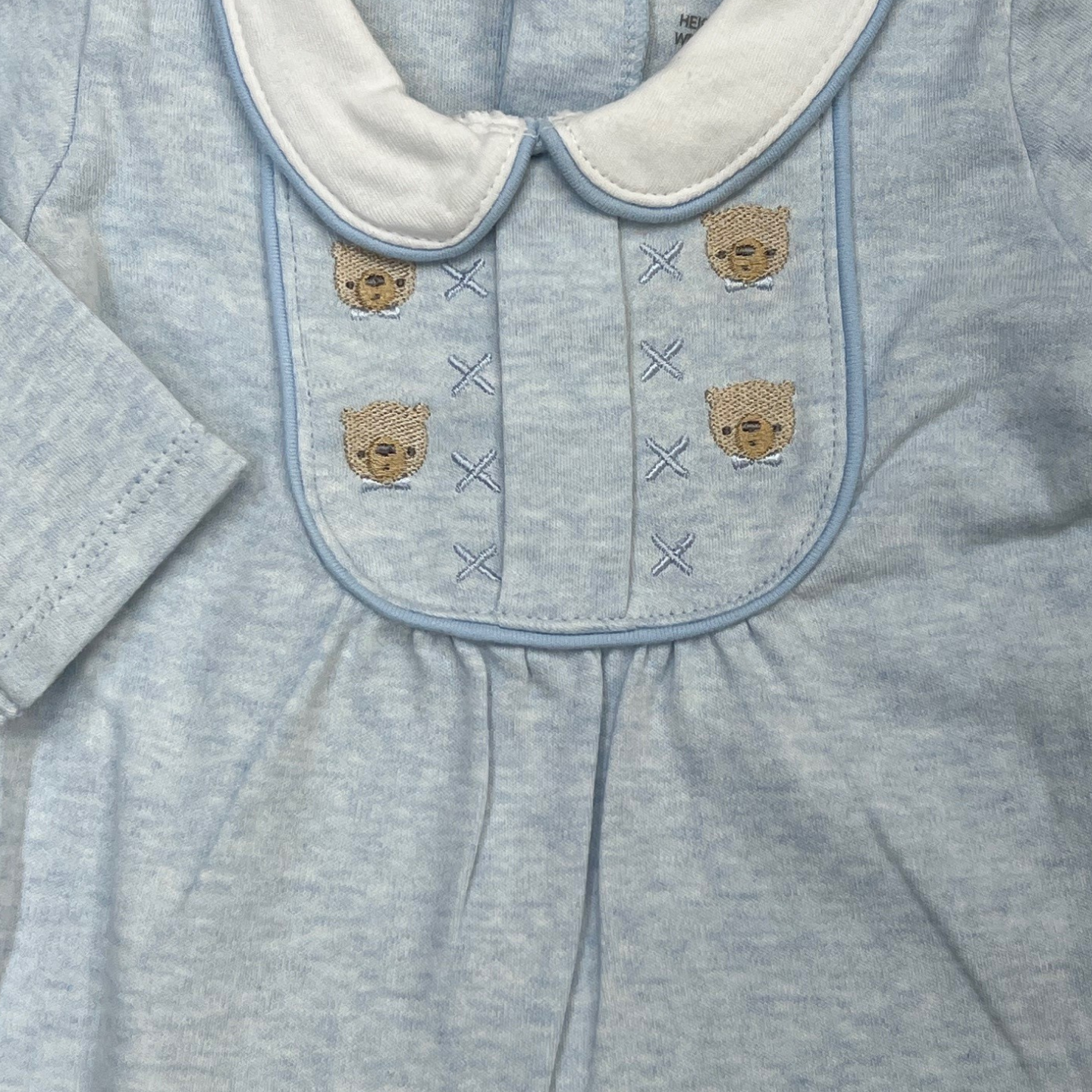 Blue Teddy Babygrow