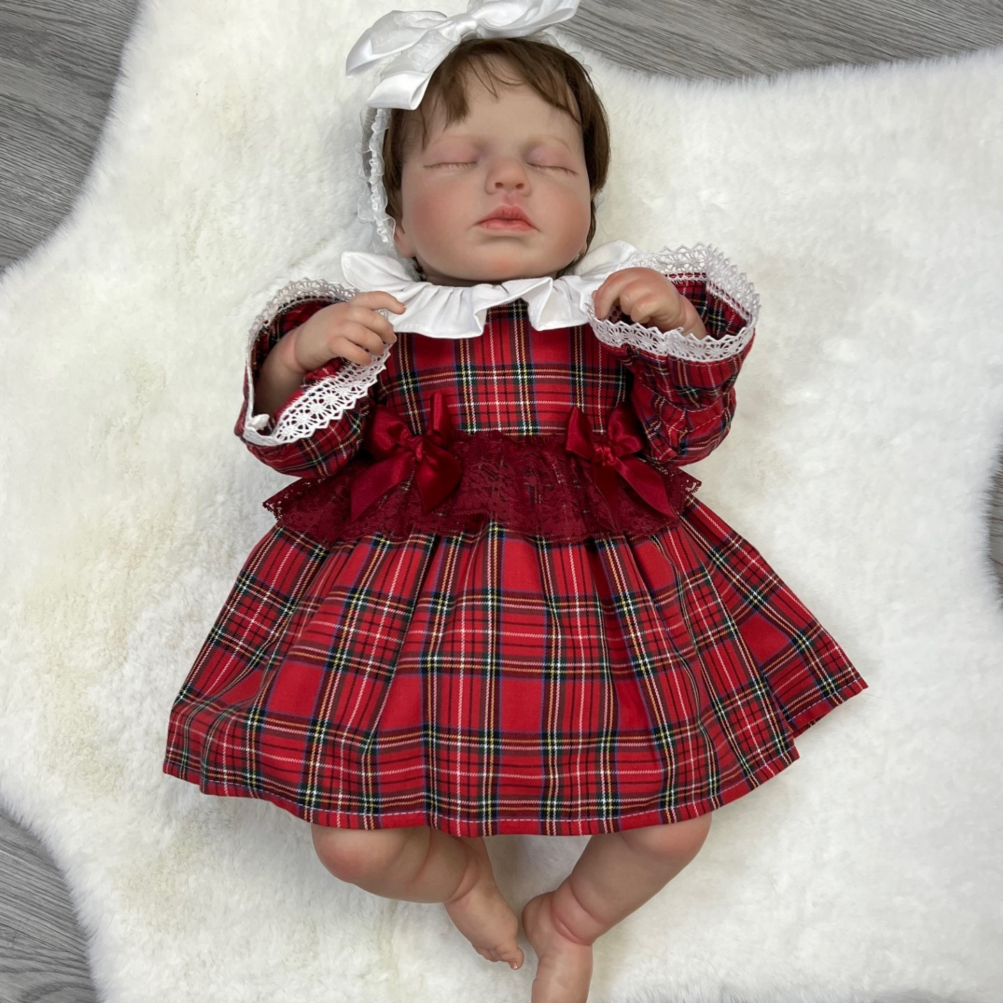 Girls Red Tartan Dress Pant Set Bella Boo s Baby Boutique