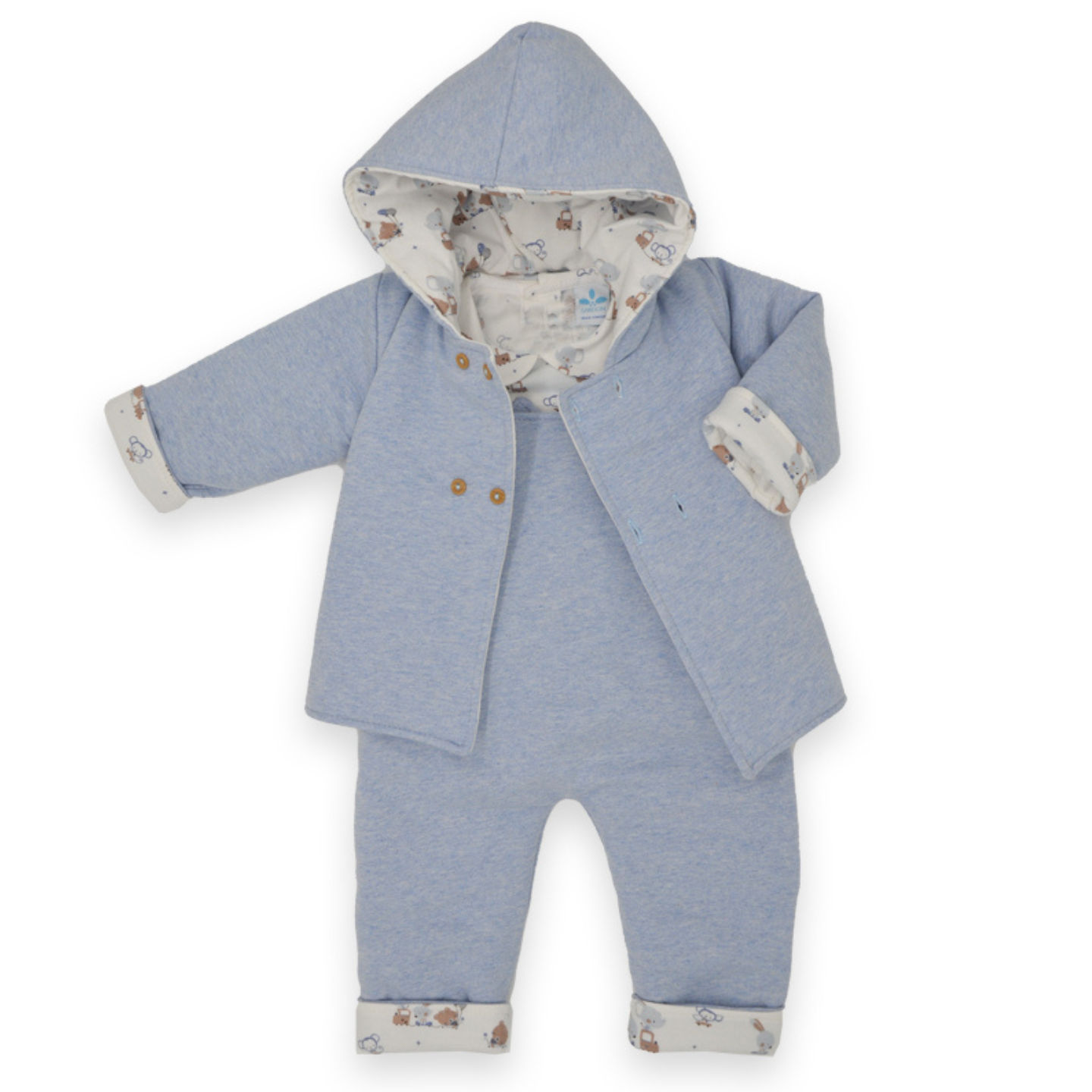 Sardon Boys Dungaree & Jacket Set