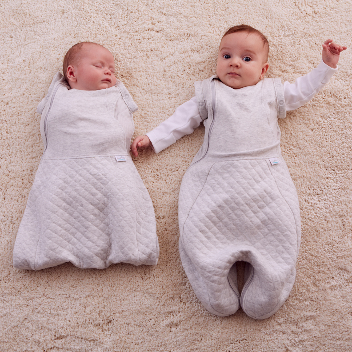 Purflo 2.5 Tog Swaddle To Sleep Bag - Hazel (0-4 Months)