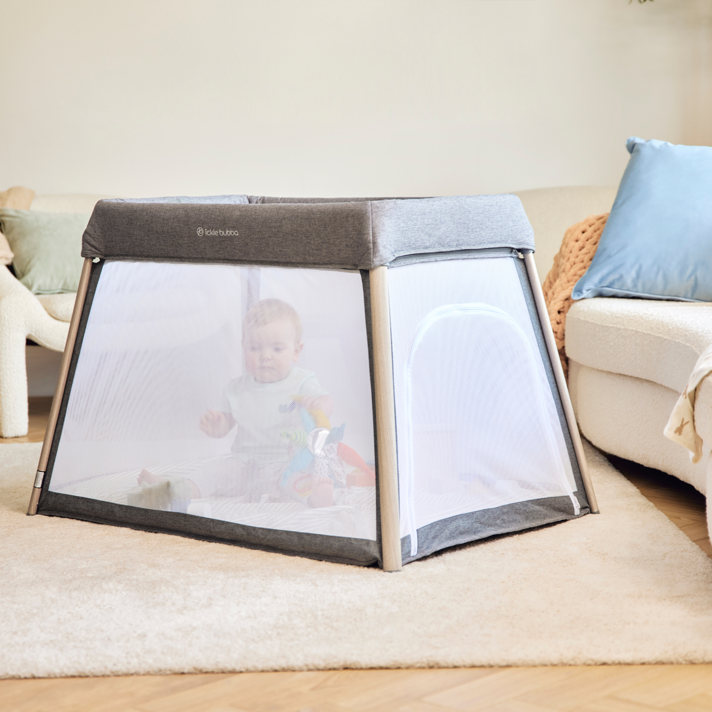 Ickle Bubba Scout 3-in-1 Travel Crib, Cot & Playpen