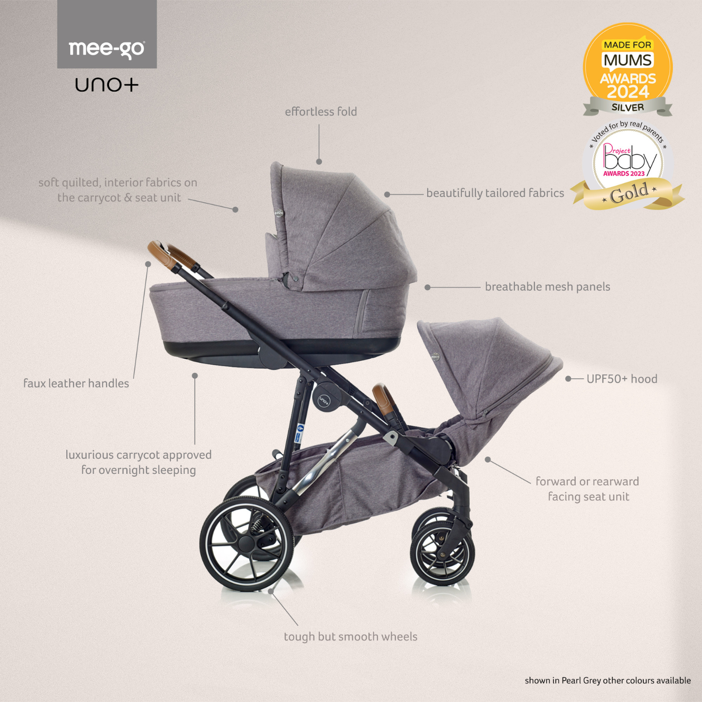 EX-DISPLAY Meego UNO+ Travel System 2-in-1