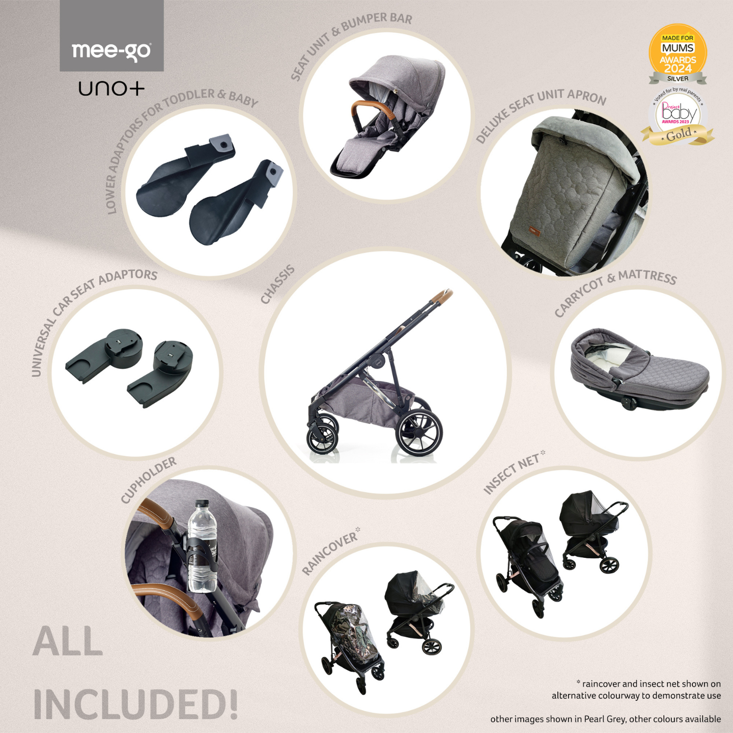 EX-DISPLAY Meego UNO+ Travel System 2-in-1