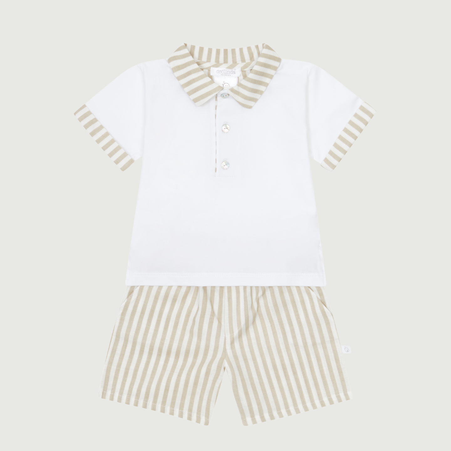 Deolinda Boys Espresso Short Set