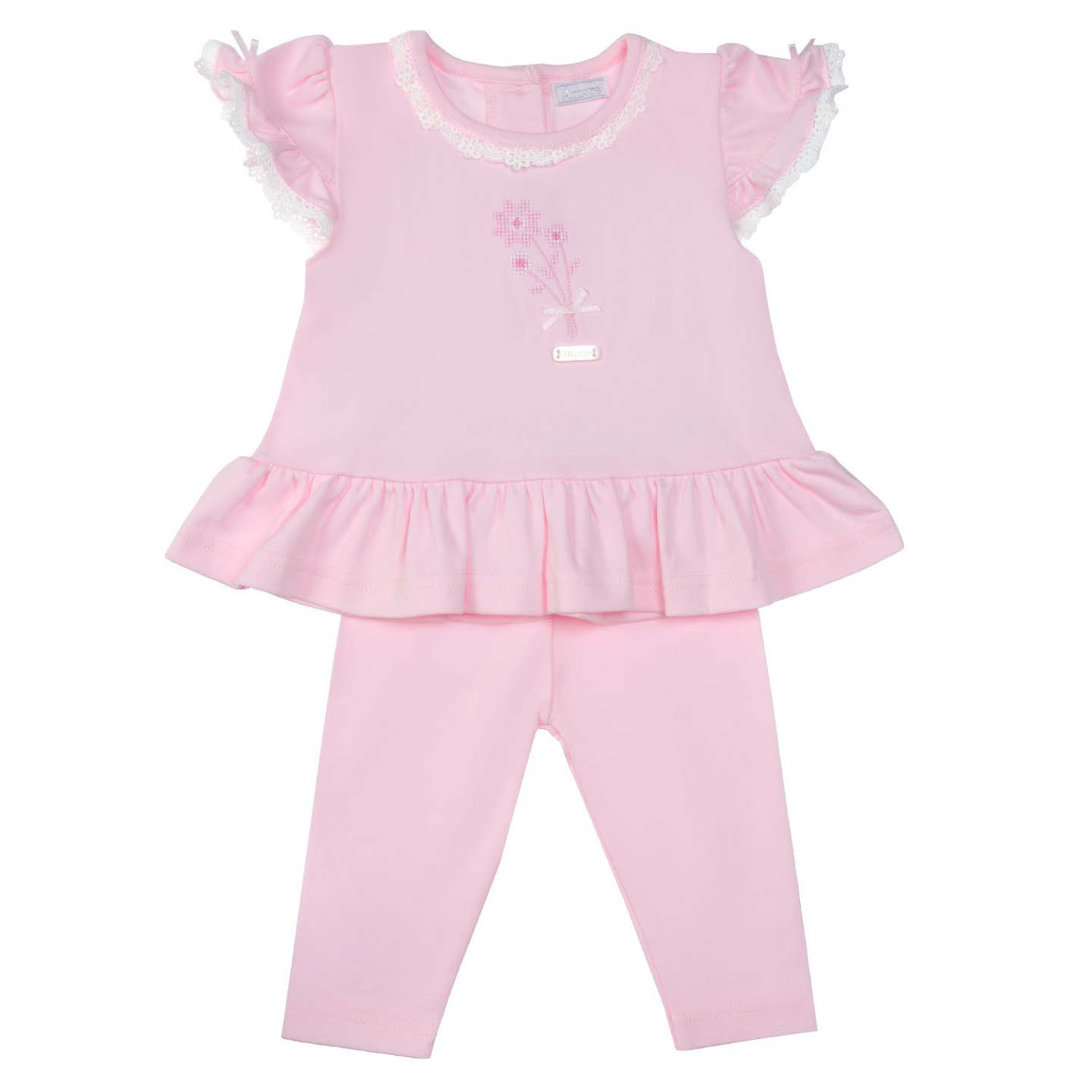 Amore Girls Pink Legging Set
