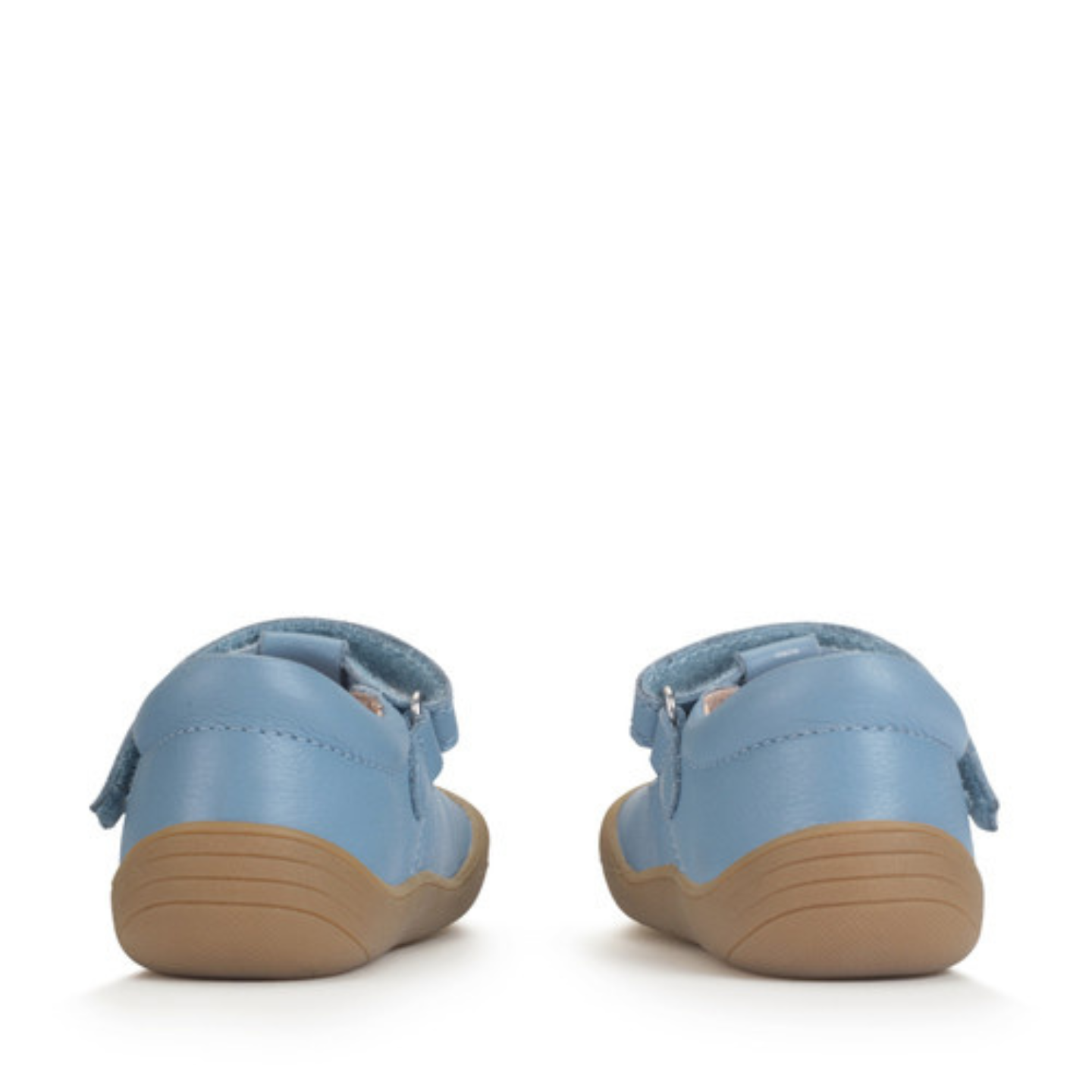 Start Rite Floret Cornflower Blue Leather Riptape First Walking Shoe