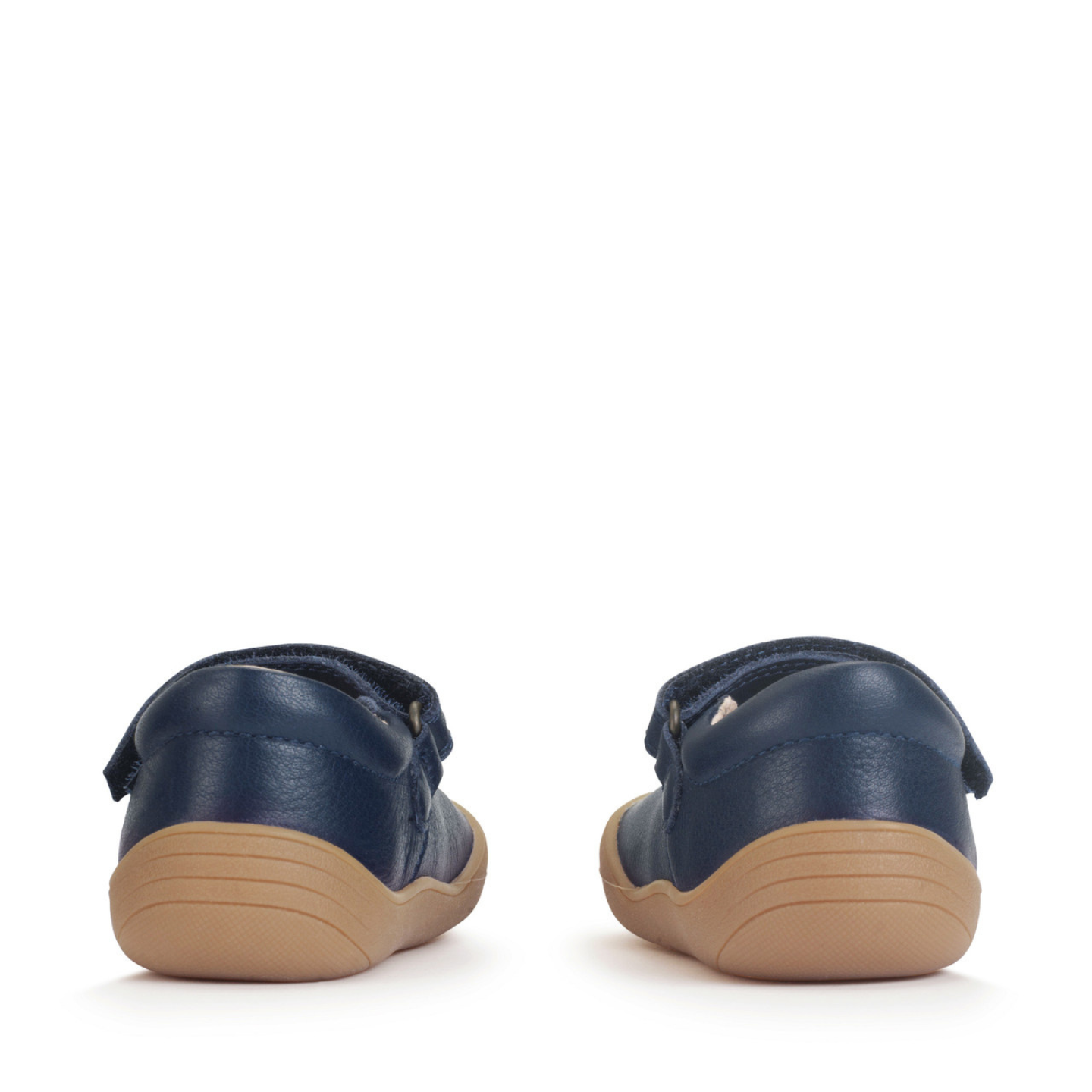 Start Rite Eva Navy Leather Riptape First Walking Shoe