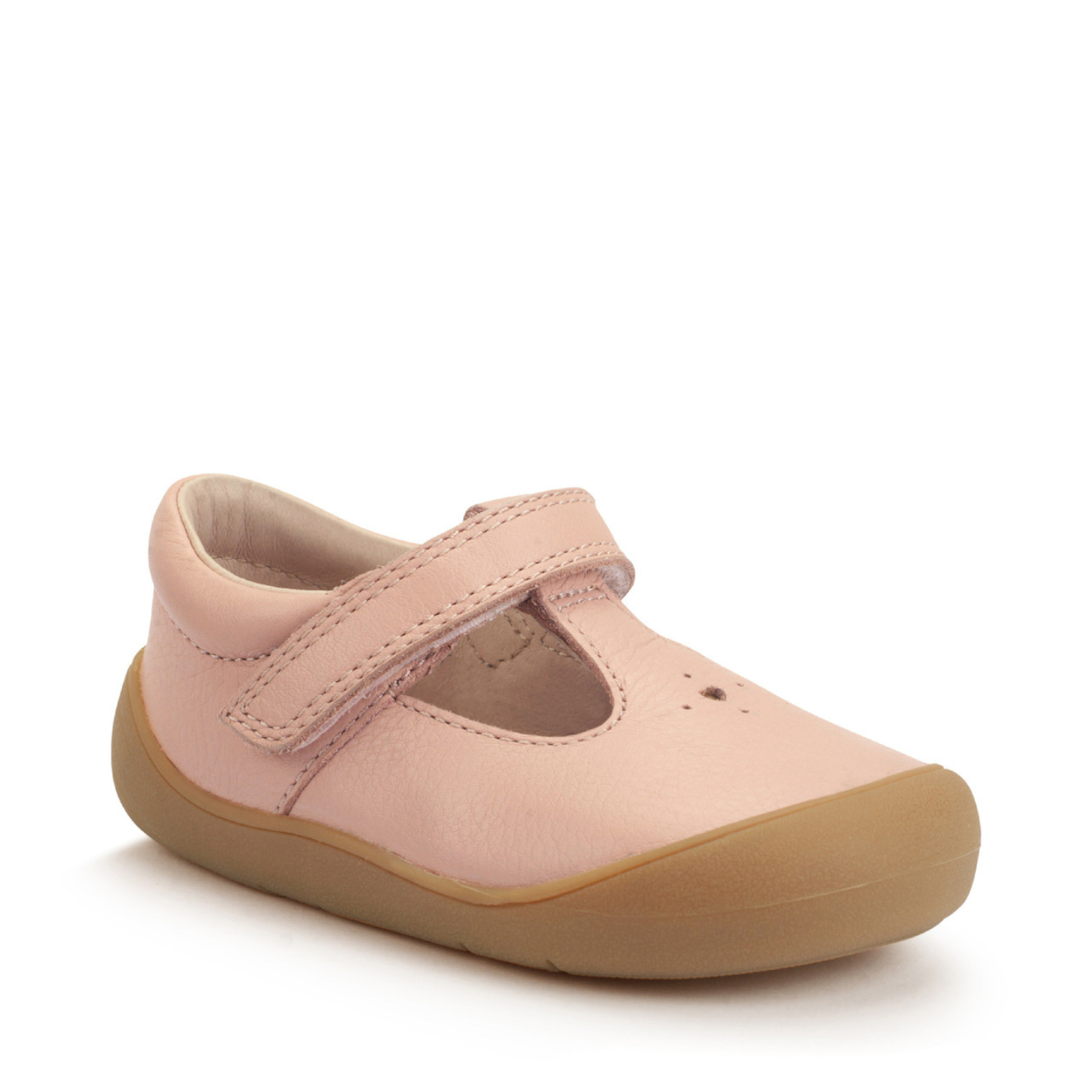 Start Rite Charms Dusky Pink Leather Girls First Walking Shoe