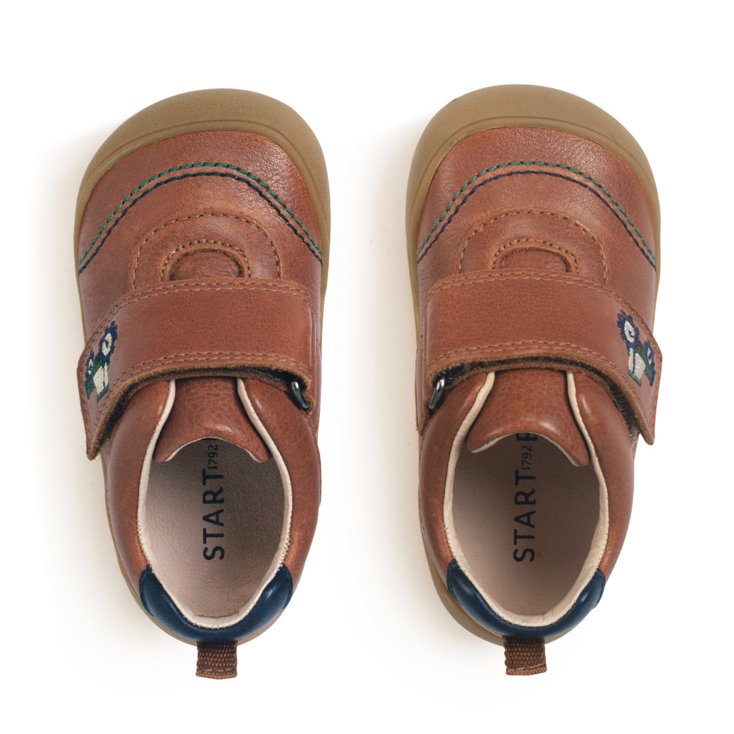 Start Rite Harvest Tan Leather First Walking Shoes