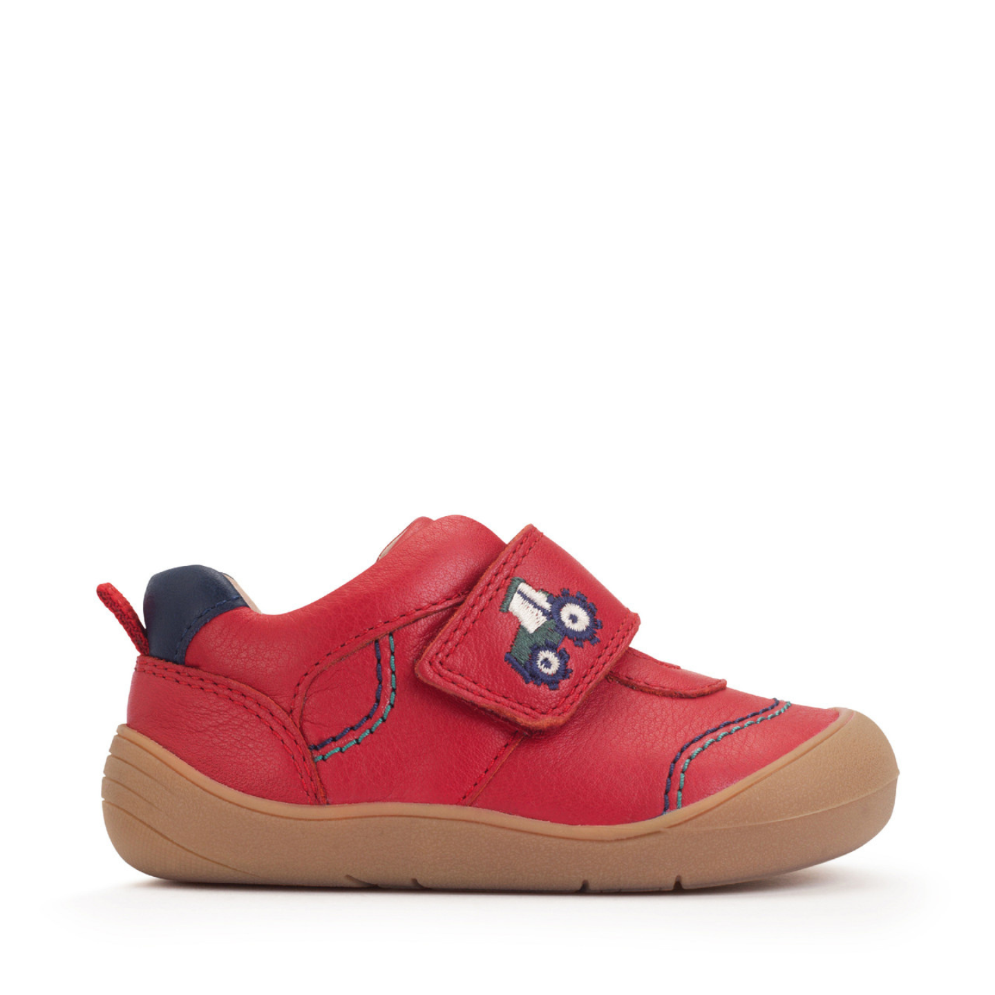Start Rite Harvest Red Leather First Walking Shoes