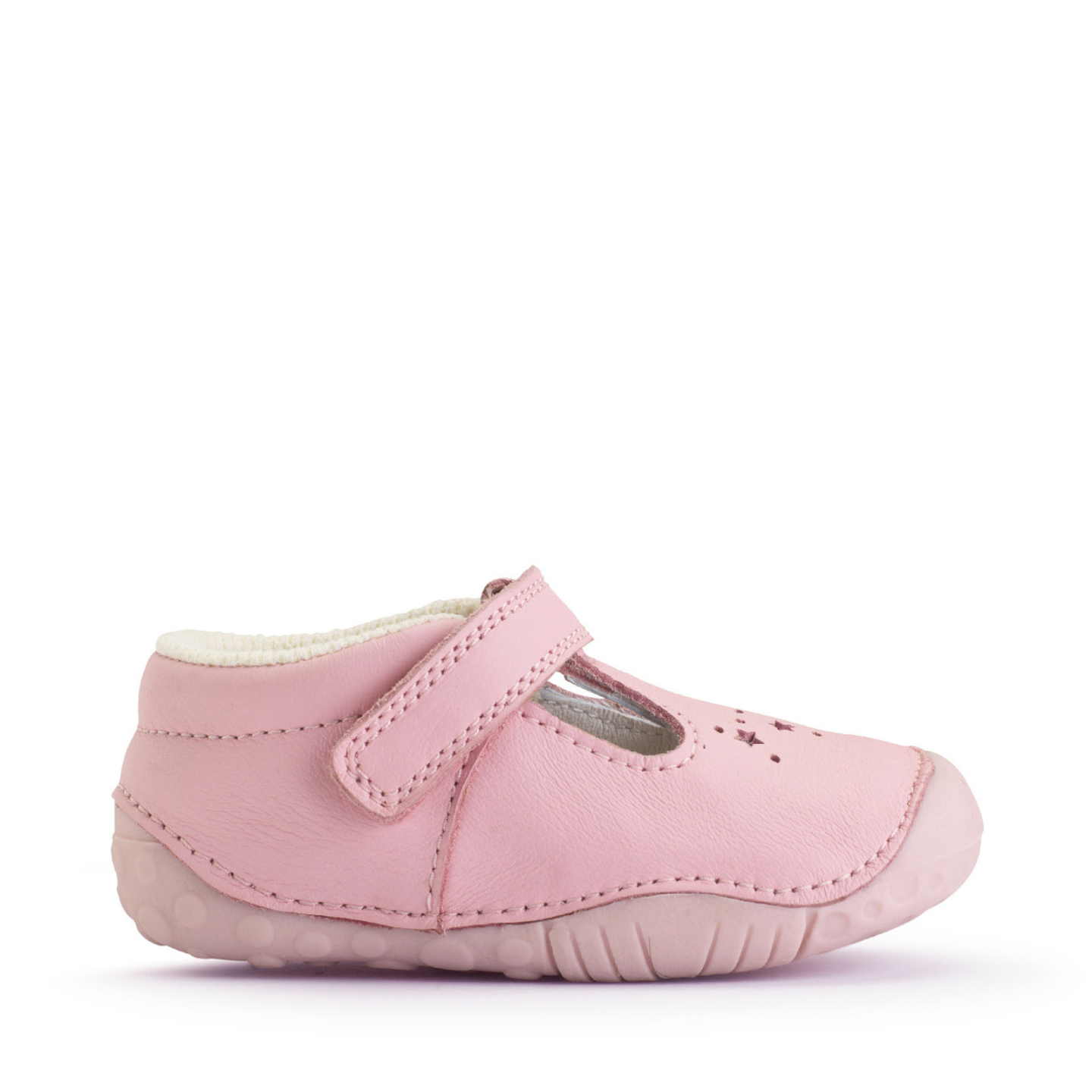 Start Rite Tumble Sugar Pink Leather Girls T Bar Pre Walkers