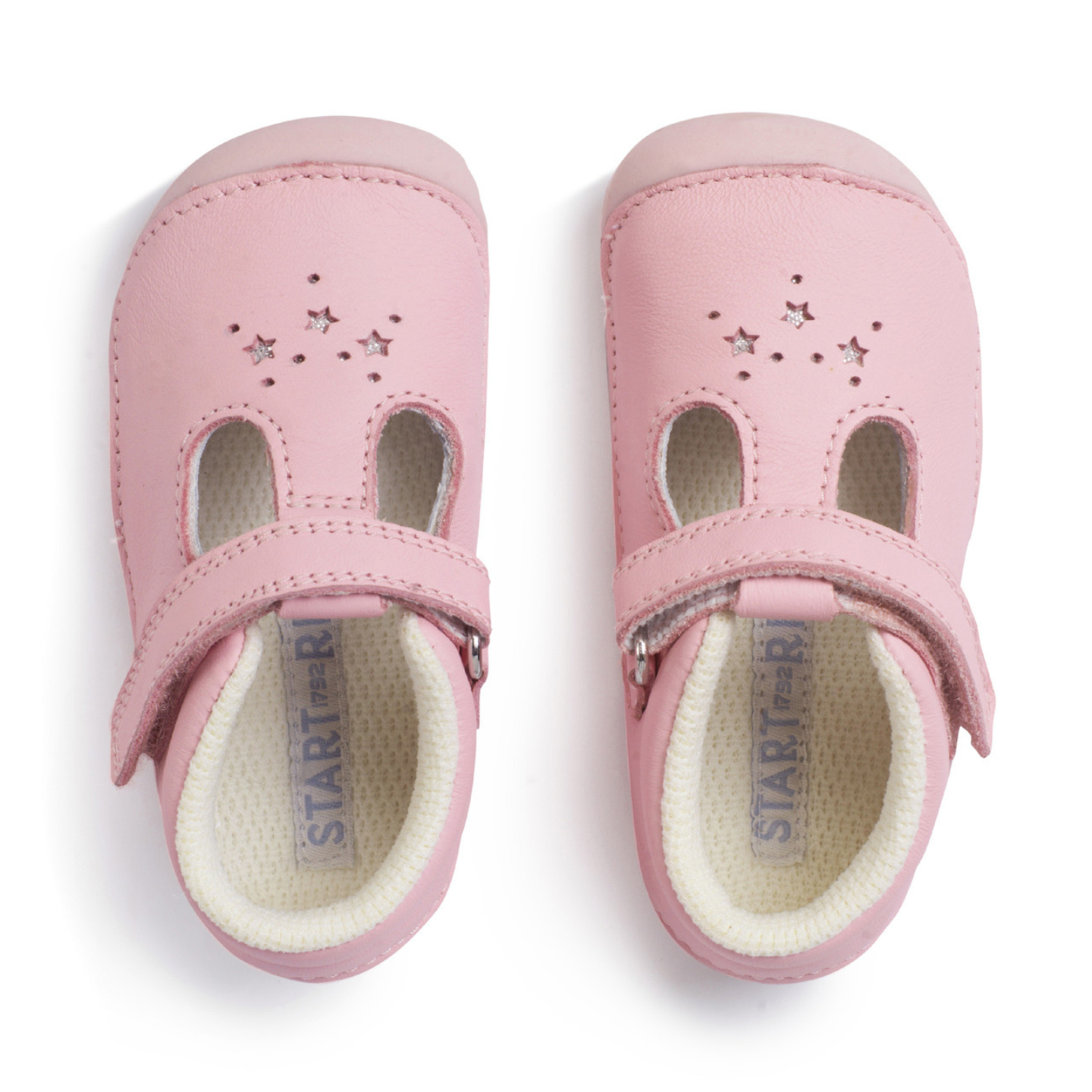 Start Rite Tumble Sugar Pink Leather Girls T Bar Pre Walkers