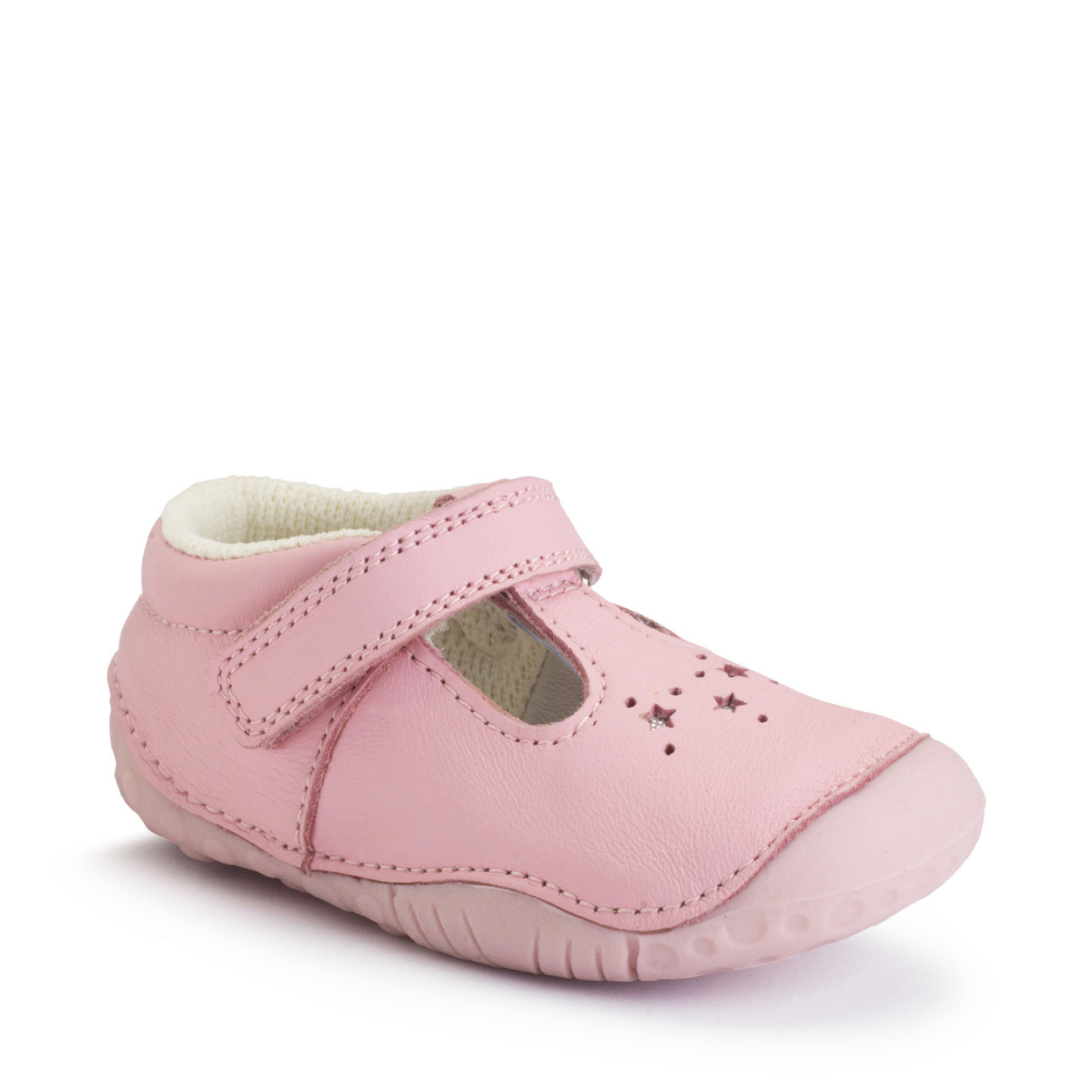 Start Rite Tumble Sugar Pink Leather Girls T Bar Pre Walkers