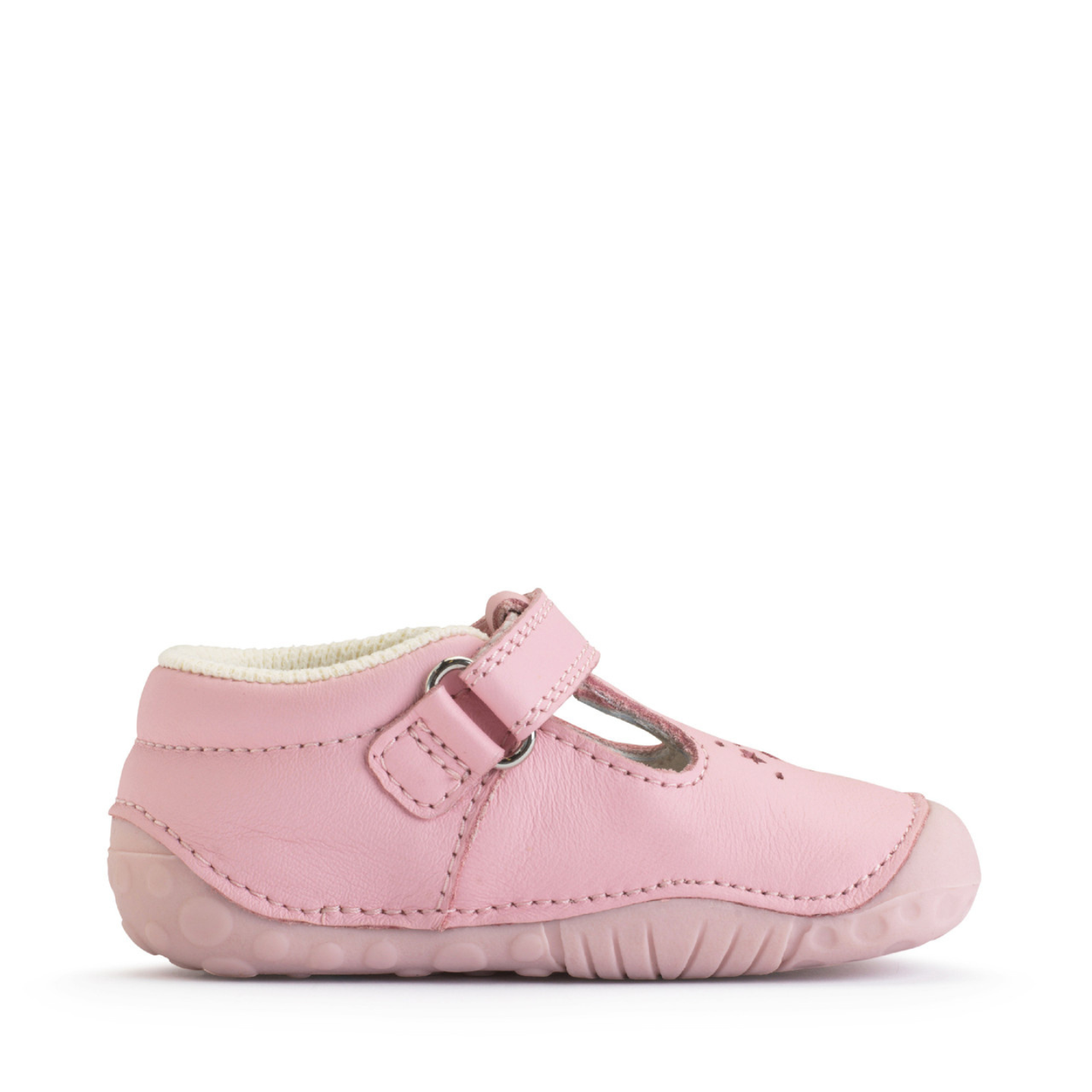 Start Rite Tumble Sugar Pink Leather Girls T Bar Pre Walkers