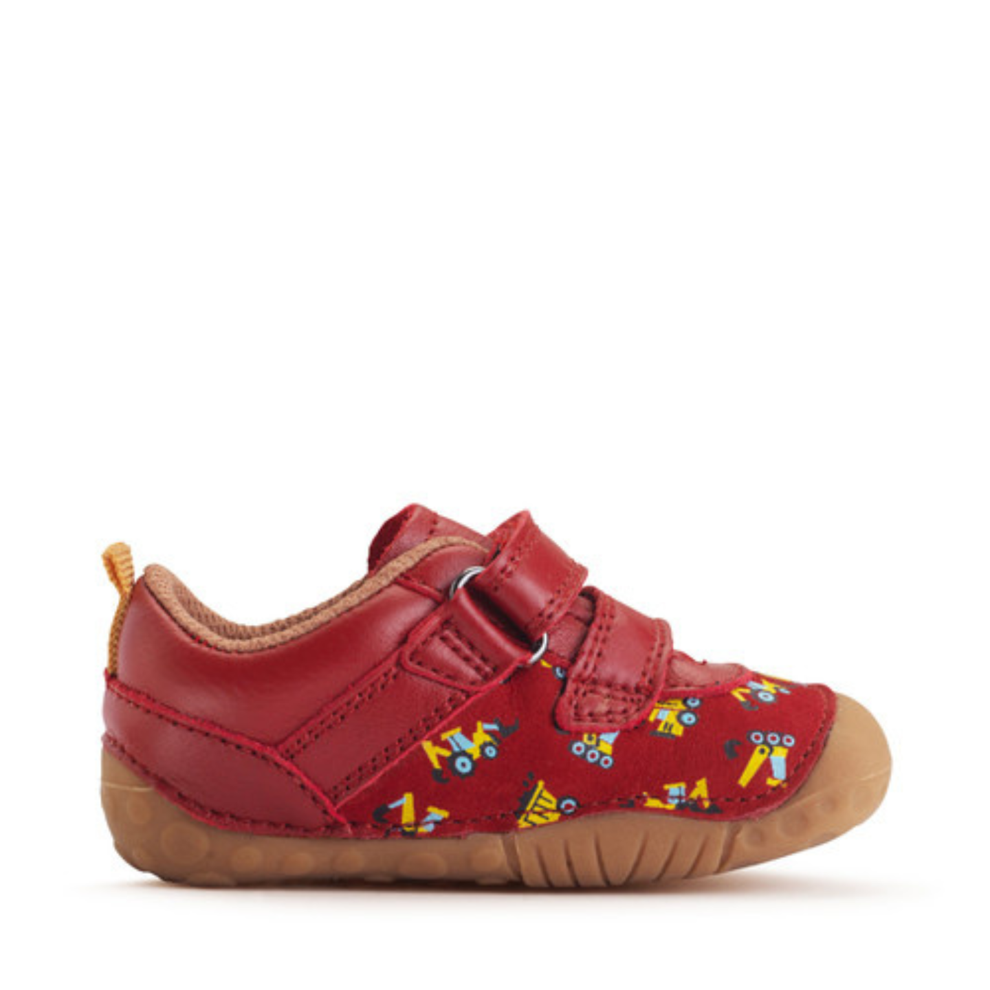 Start Rite Little Smile Red Digger Leather Pre Walking Shoe