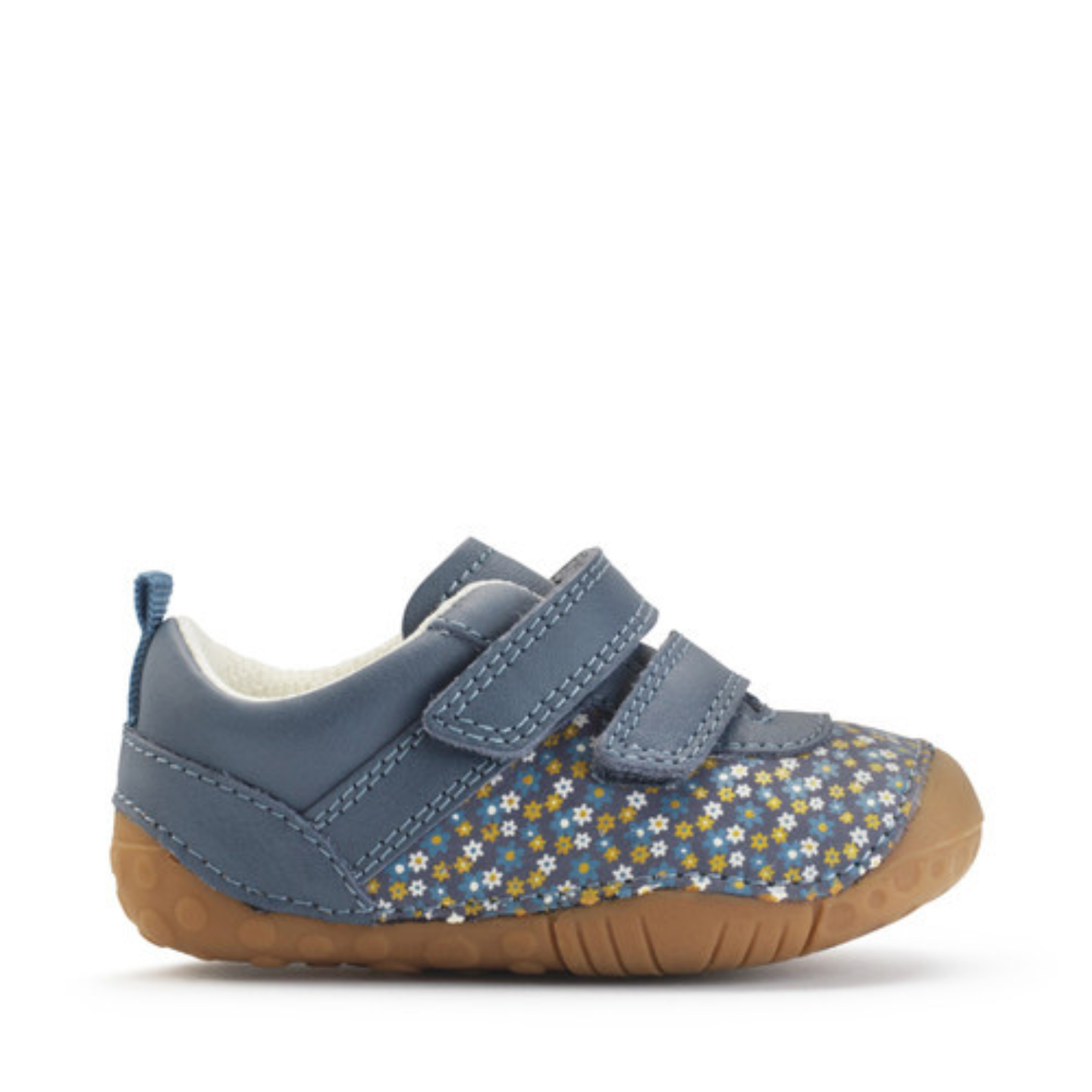 Start Rite Little Smile Denim Blue Leather Pre Walking Shoe