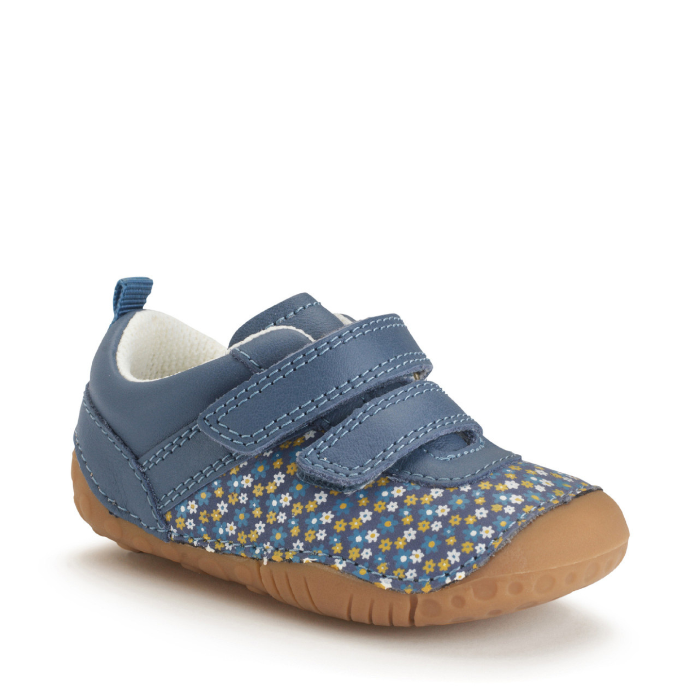 Start Rite Little Smile Denim Blue Leather Pre Walking Shoe