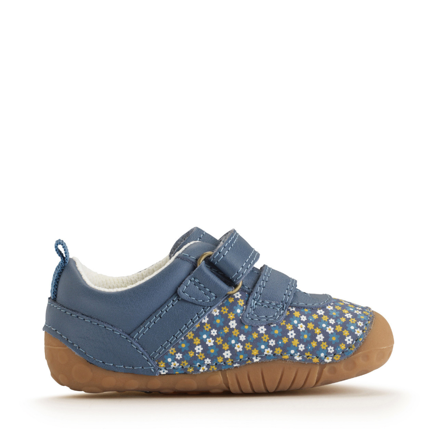 Start Rite Little Smile Denim Blue Leather Pre Walking Shoe