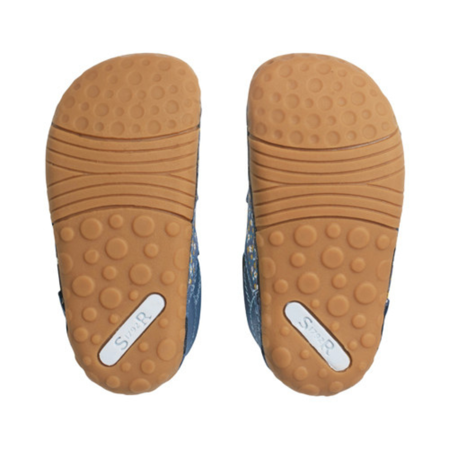 Start Rite Little Smile Denim Blue Leather Pre Walking Shoe