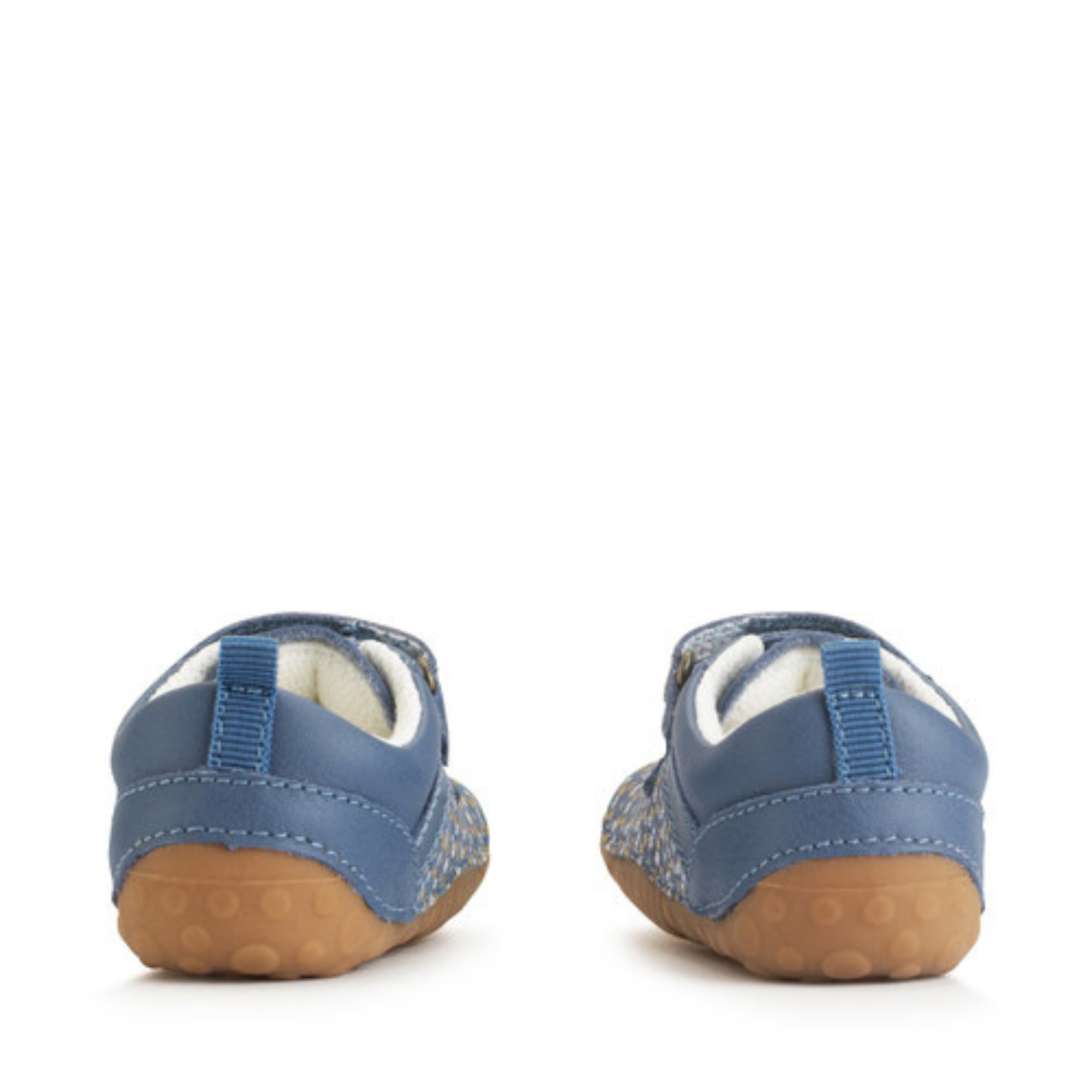 Start Rite Little Smile Denim Blue Leather Pre Walking Shoe