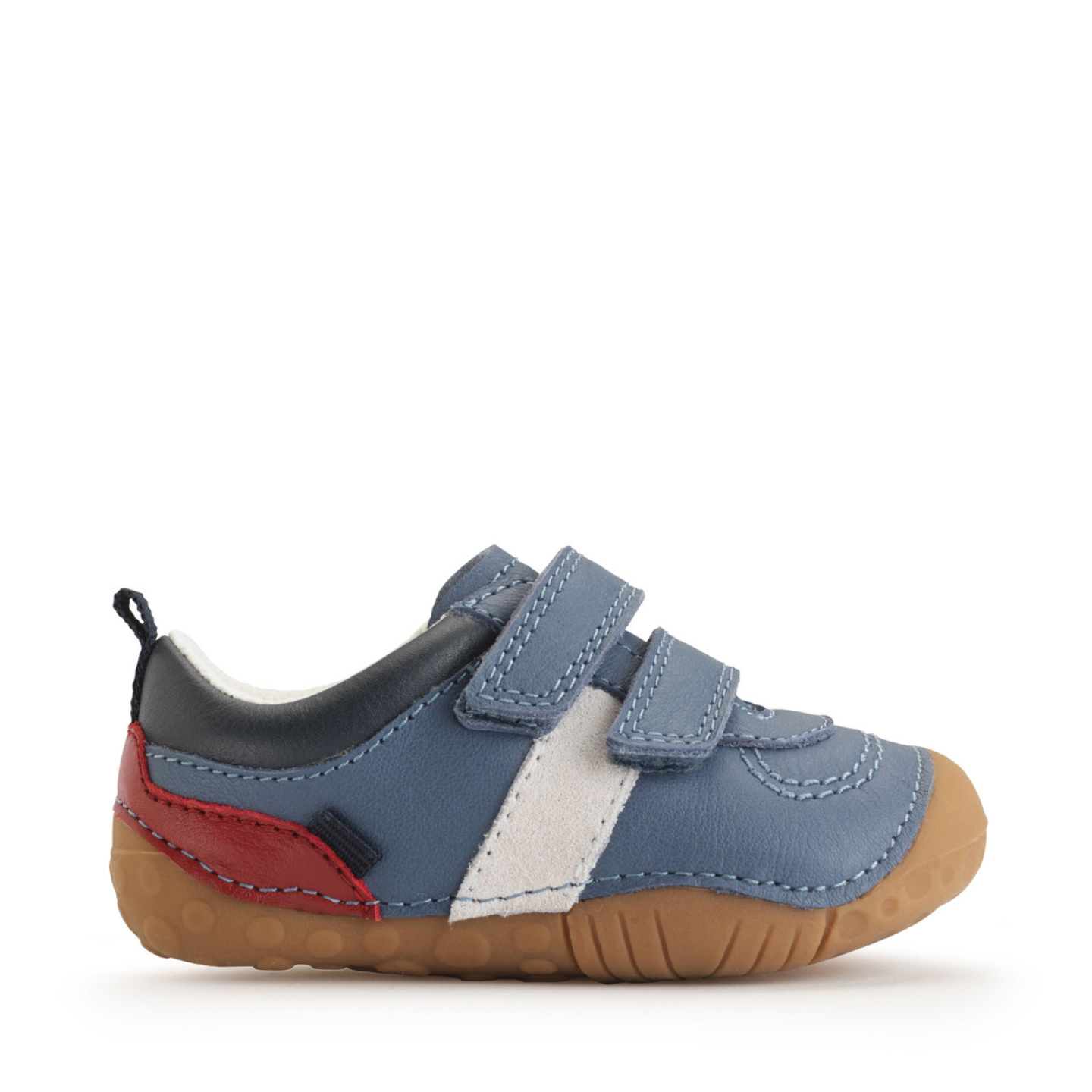 Start Rite Zap Denim Blue Leather Pre Walking Shoe