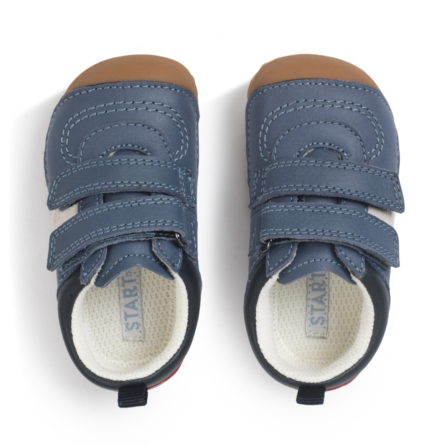 Start Rite Zap Denim Blue Leather Pre Walking Shoe
