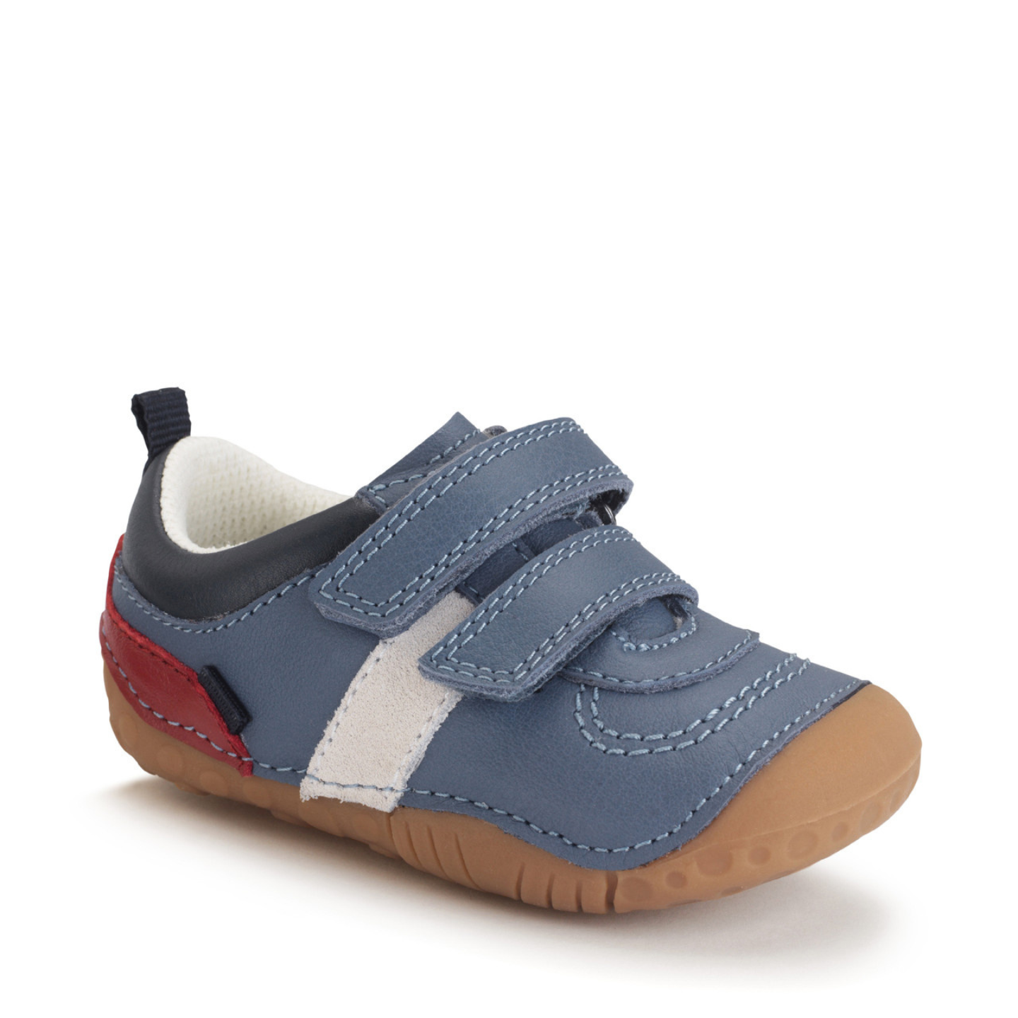 Start Rite Zap Denim Blue Leather Pre Walking Shoe