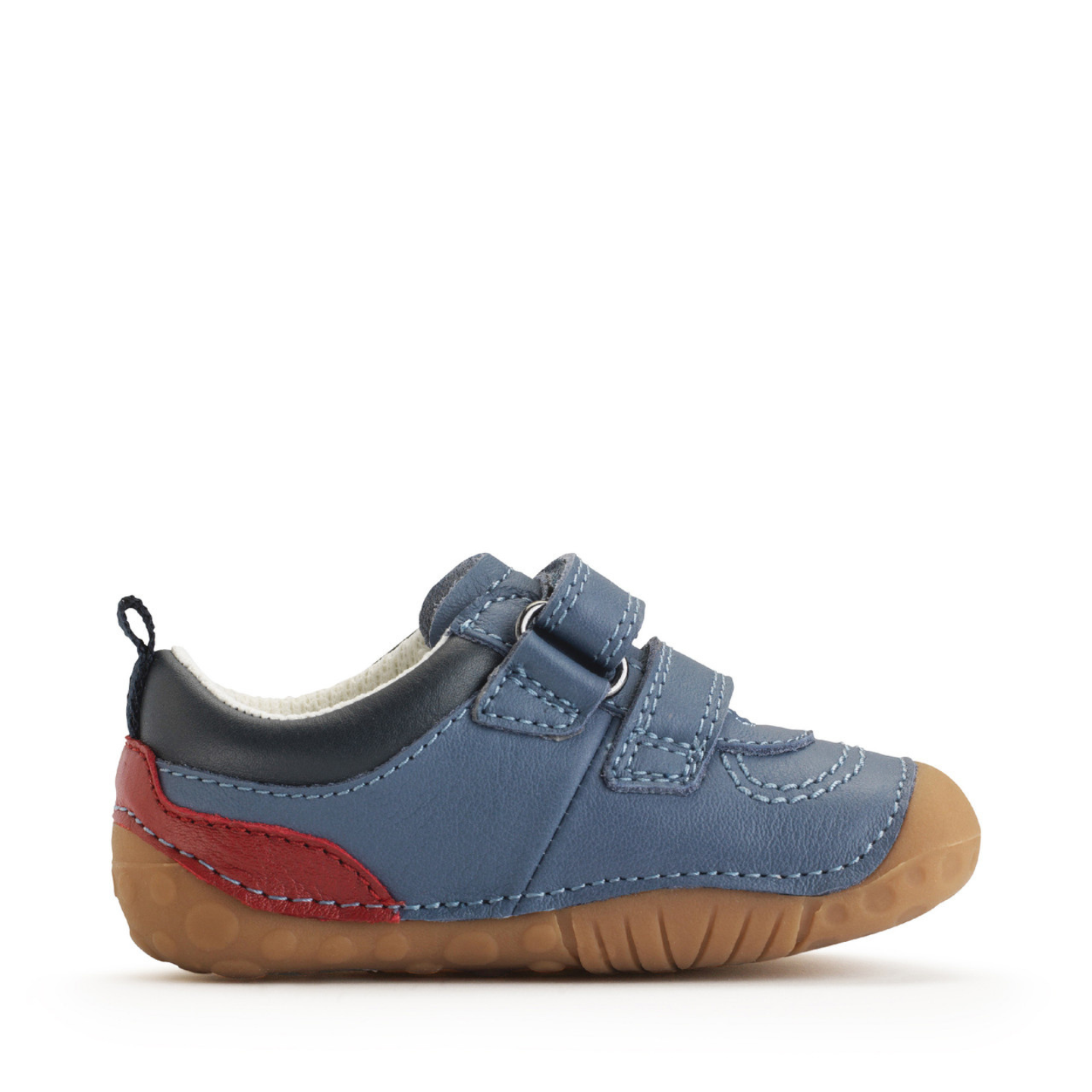 Start Rite Zap Denim Blue Leather Pre Walking Shoe