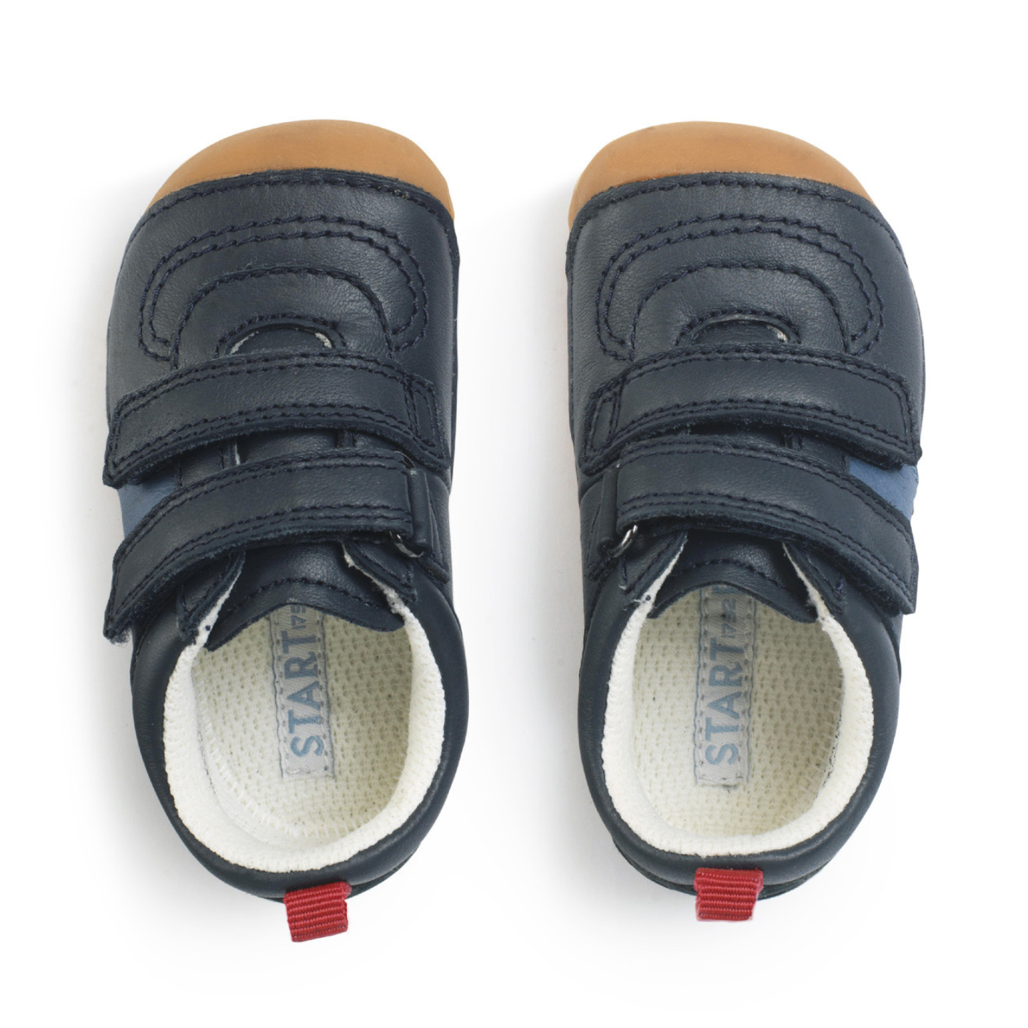 Start Rite Zap Navy Leather Pre Walking Shoe