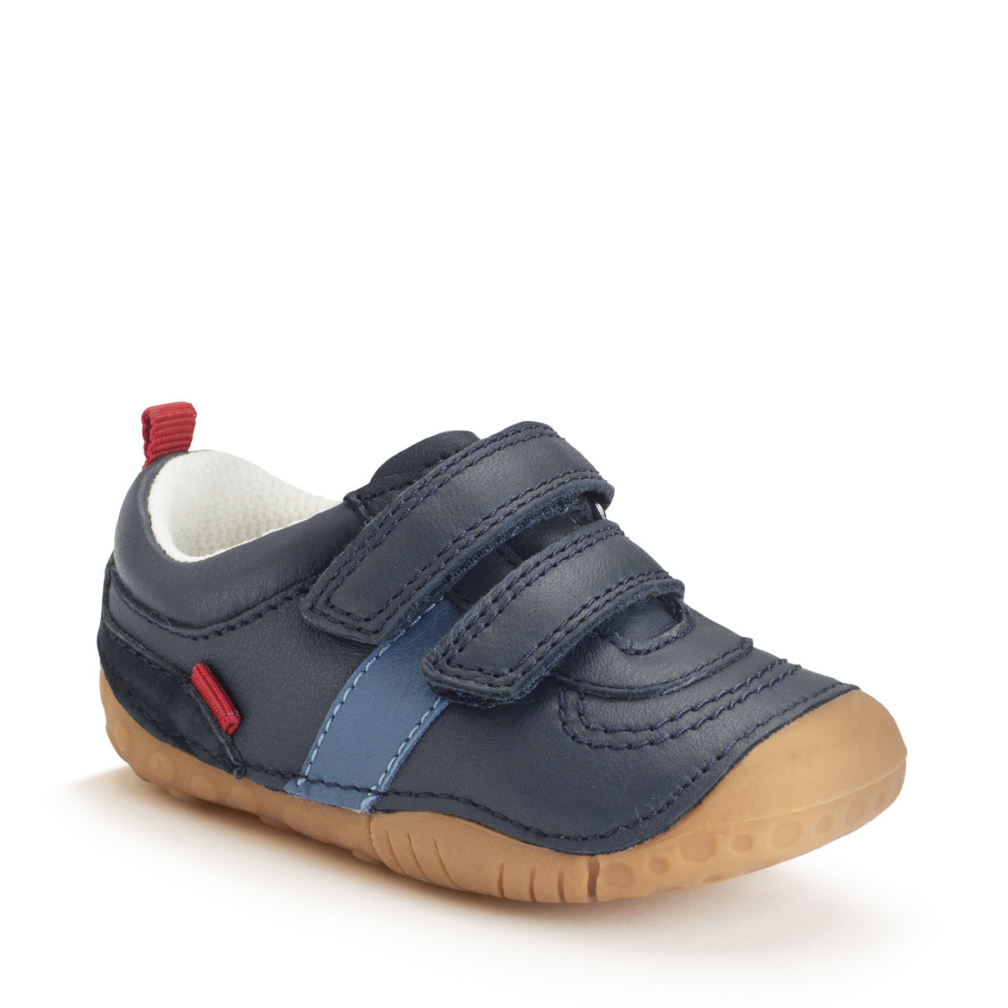 Start Rite Zap Navy Leather Pre Walking Shoe