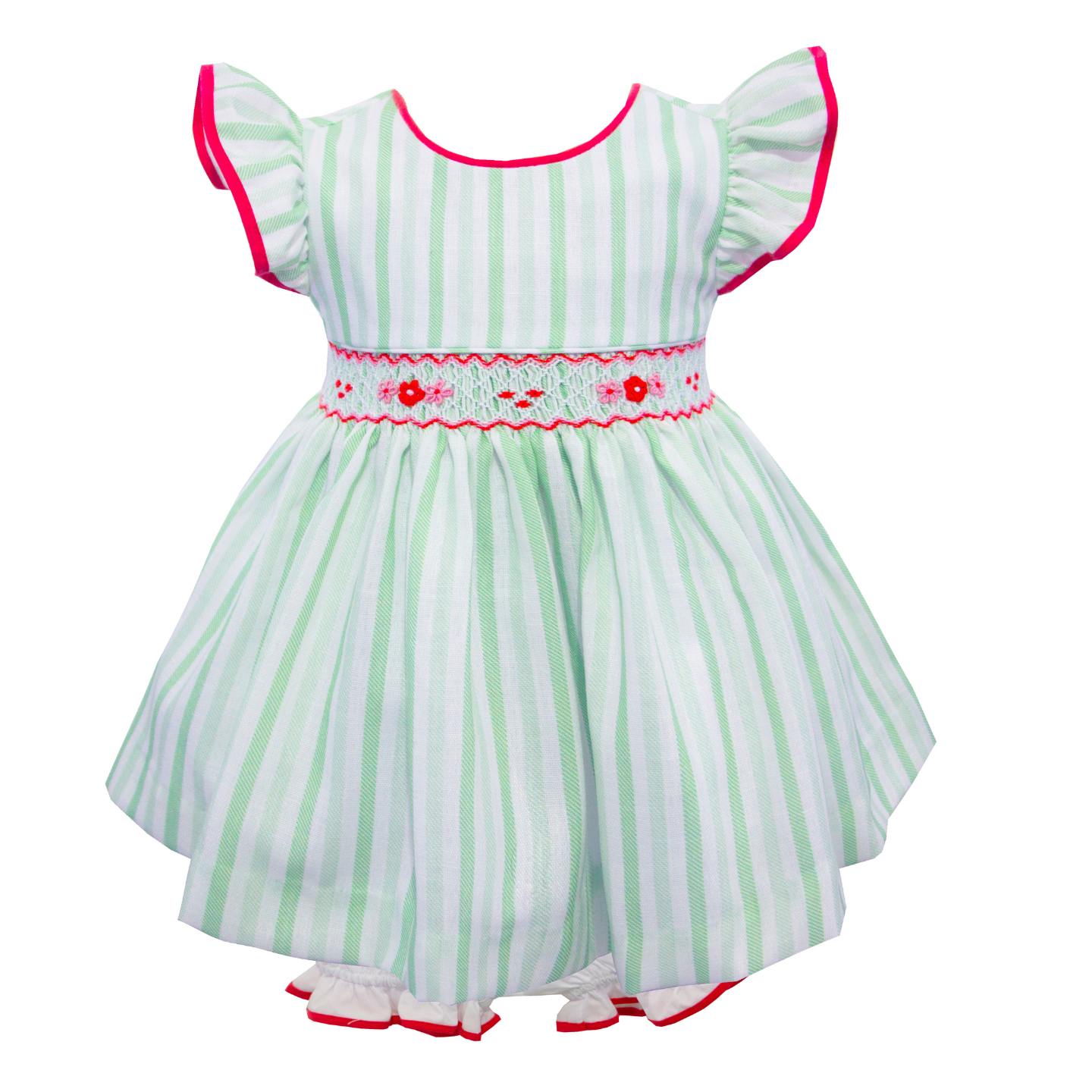 Pretty Originals Girls Smock Dress & Bloomer Set
