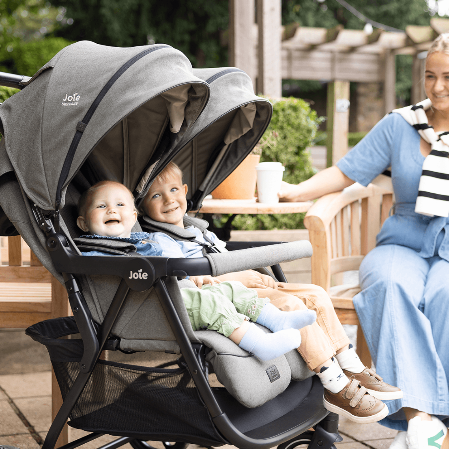 Joie Estrella Double Stroller - Maple