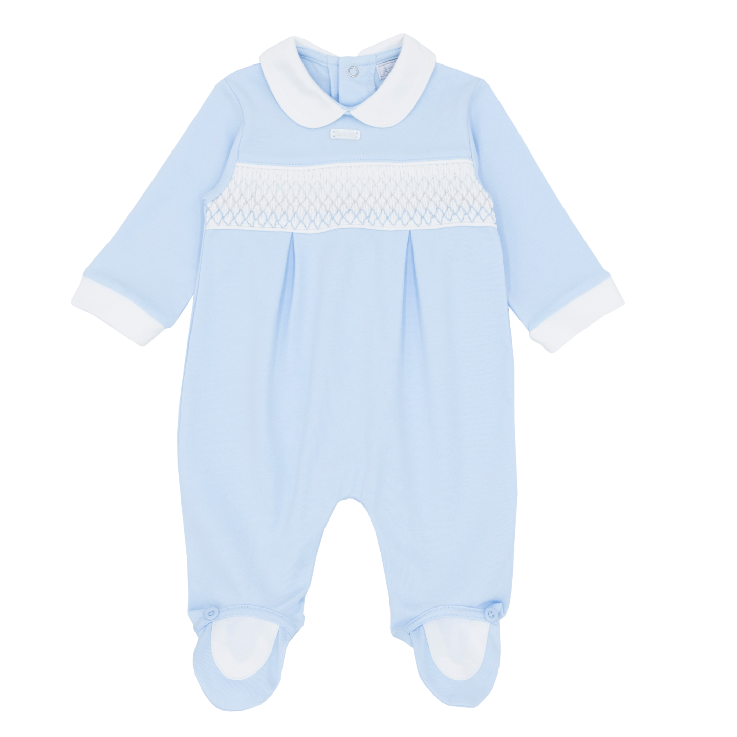 Amore Blue Smock Sleepsuit