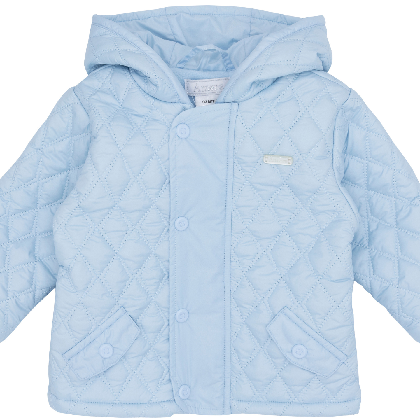 Amore Boys Blue Quilted Jacket