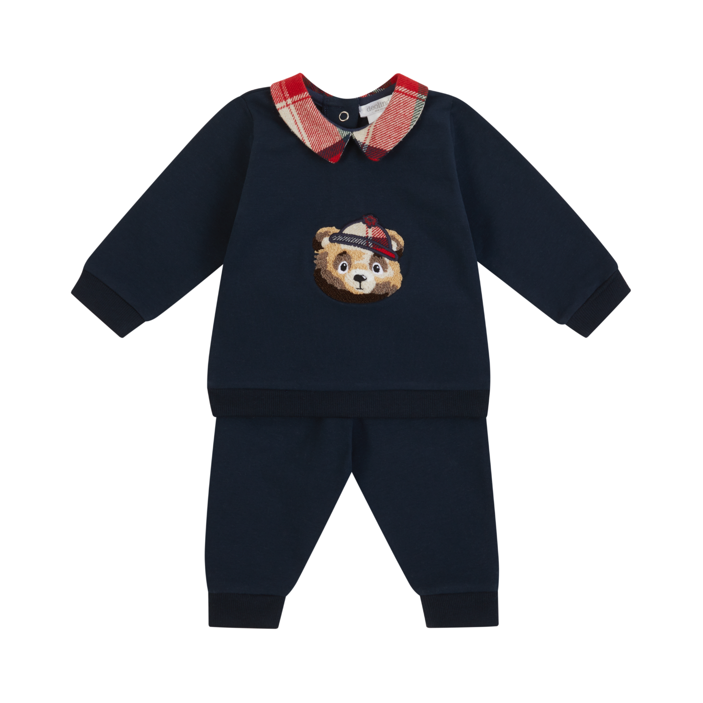 Deolinda Boys Navy/Red Trouser Set