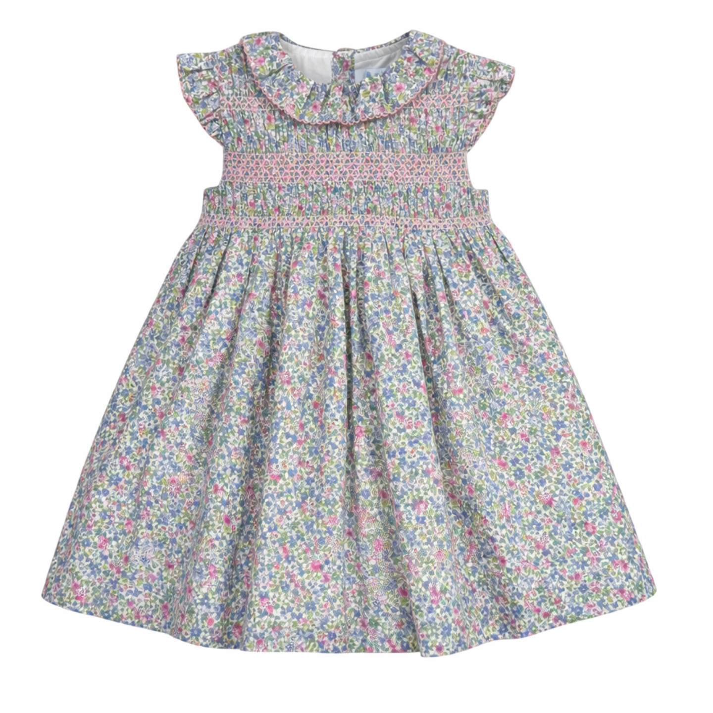 Sardon Girls Floral Smock Dress