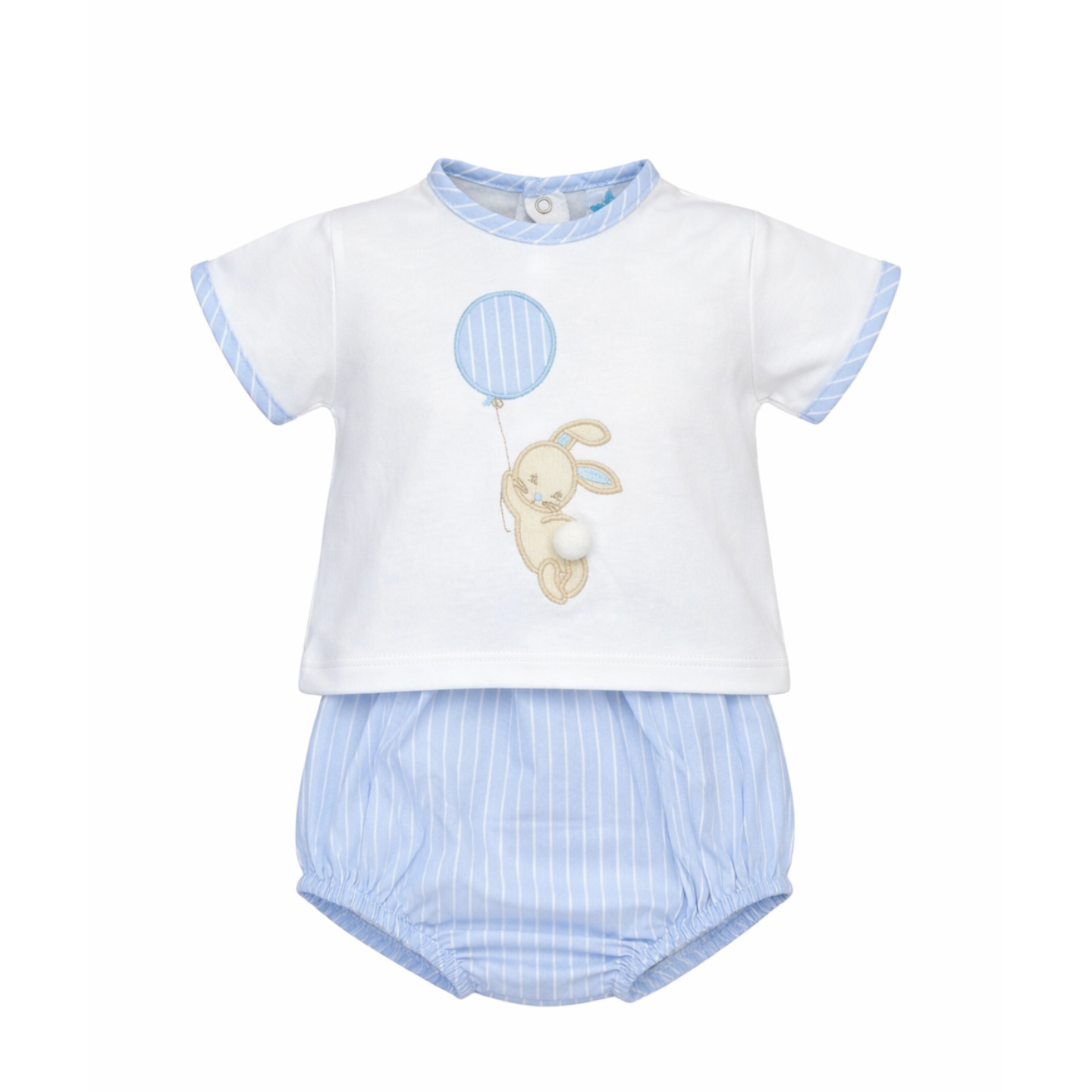 Sardon Baby Boys Blue Bunny Jam Pant Set