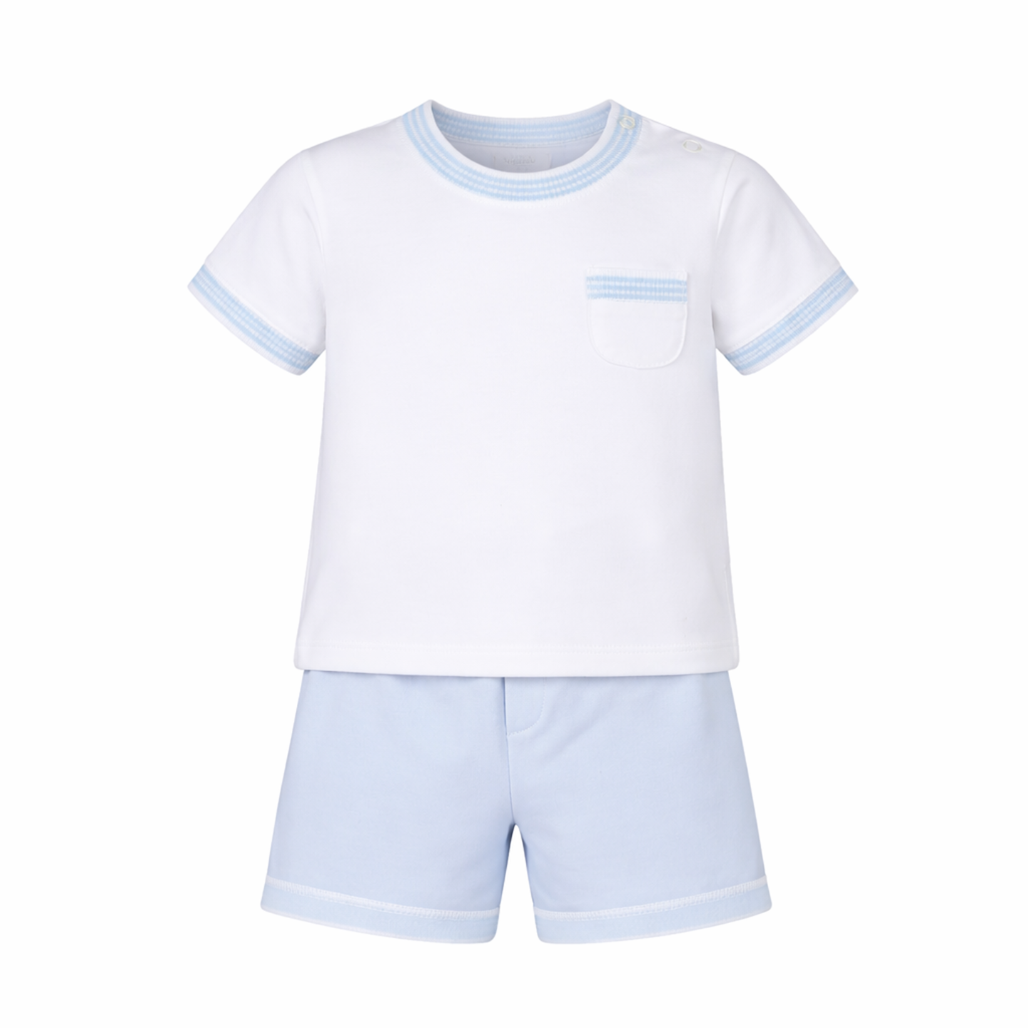 Deolinda Boys Two Piece Blue Short Set