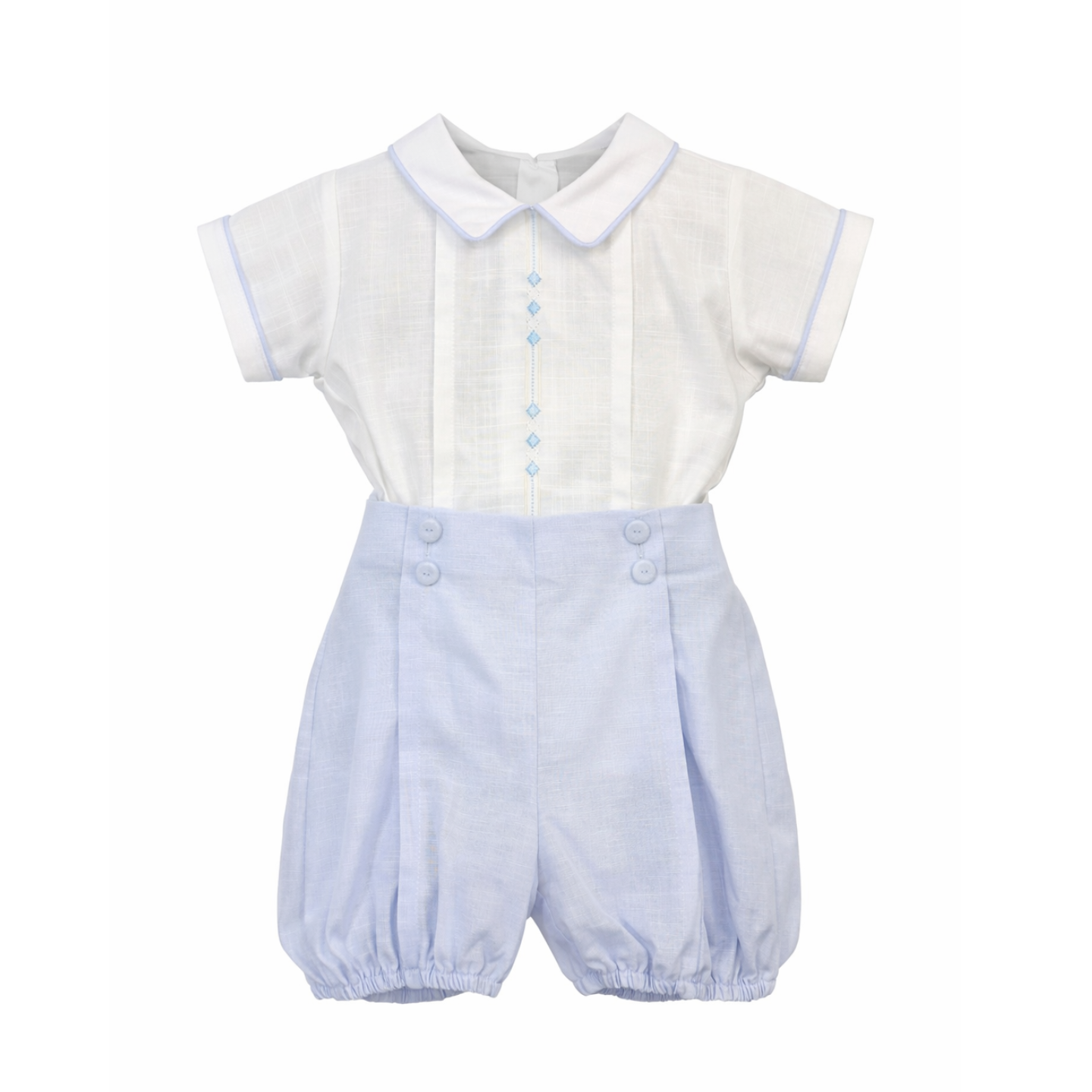 Pretty Originals Boys Blue/White Two Piece