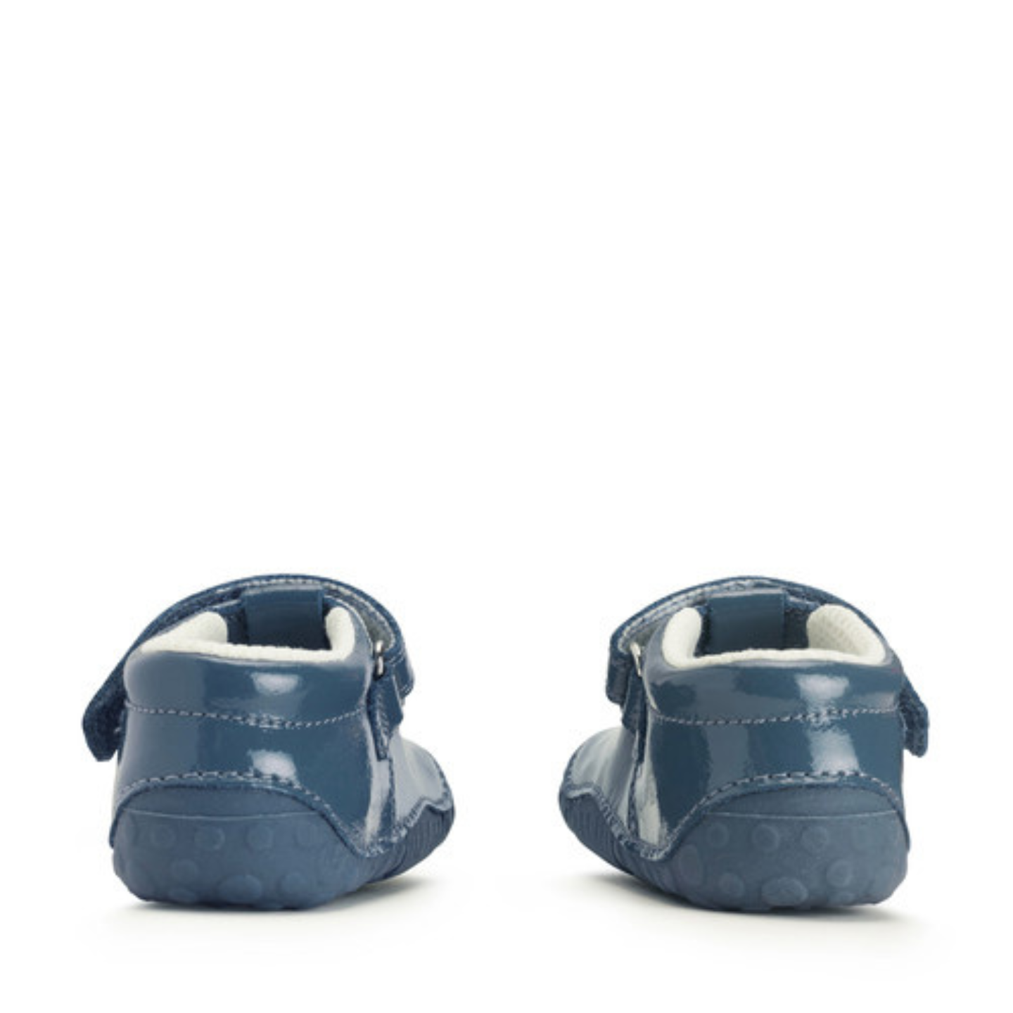 Start Rite Wiggle China Blue Patent Rip Tape Pre Walker
