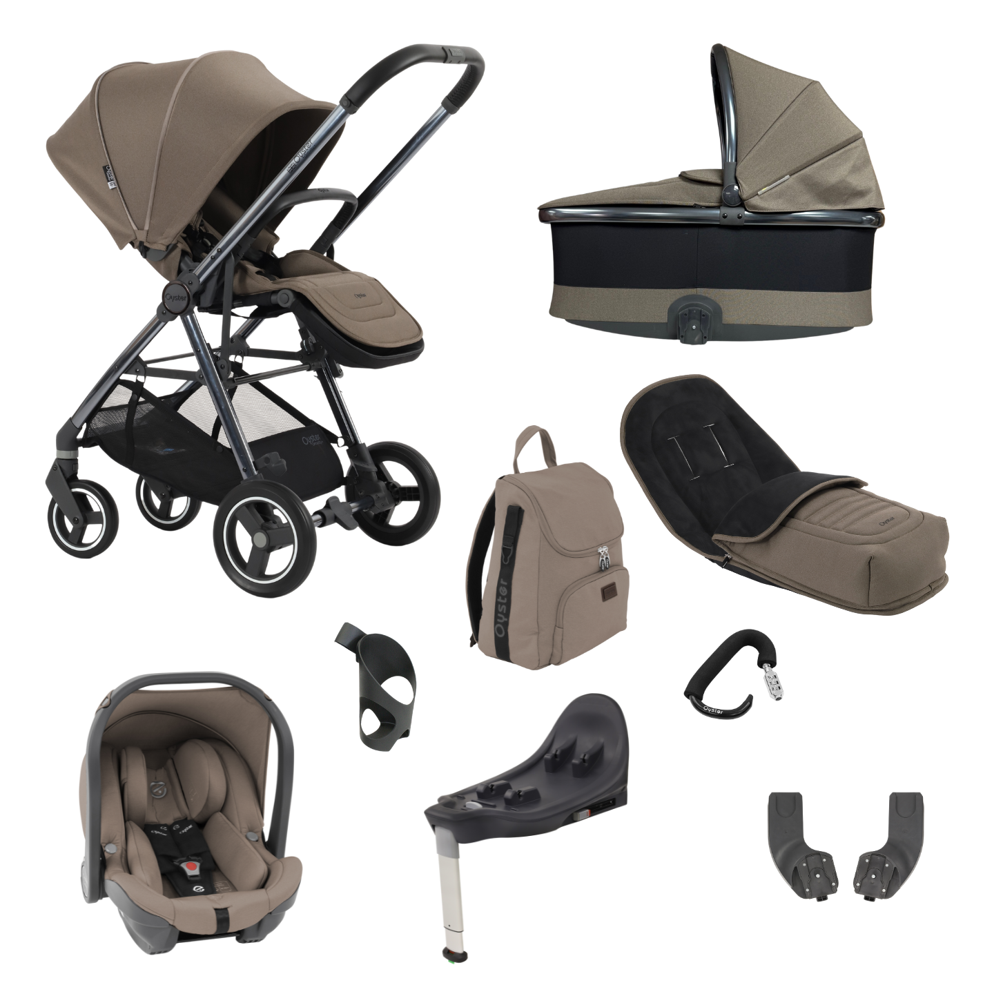 EX-DISPLAY Babystyle Oyster Gravity+ 9 Piece Bundle - Mink