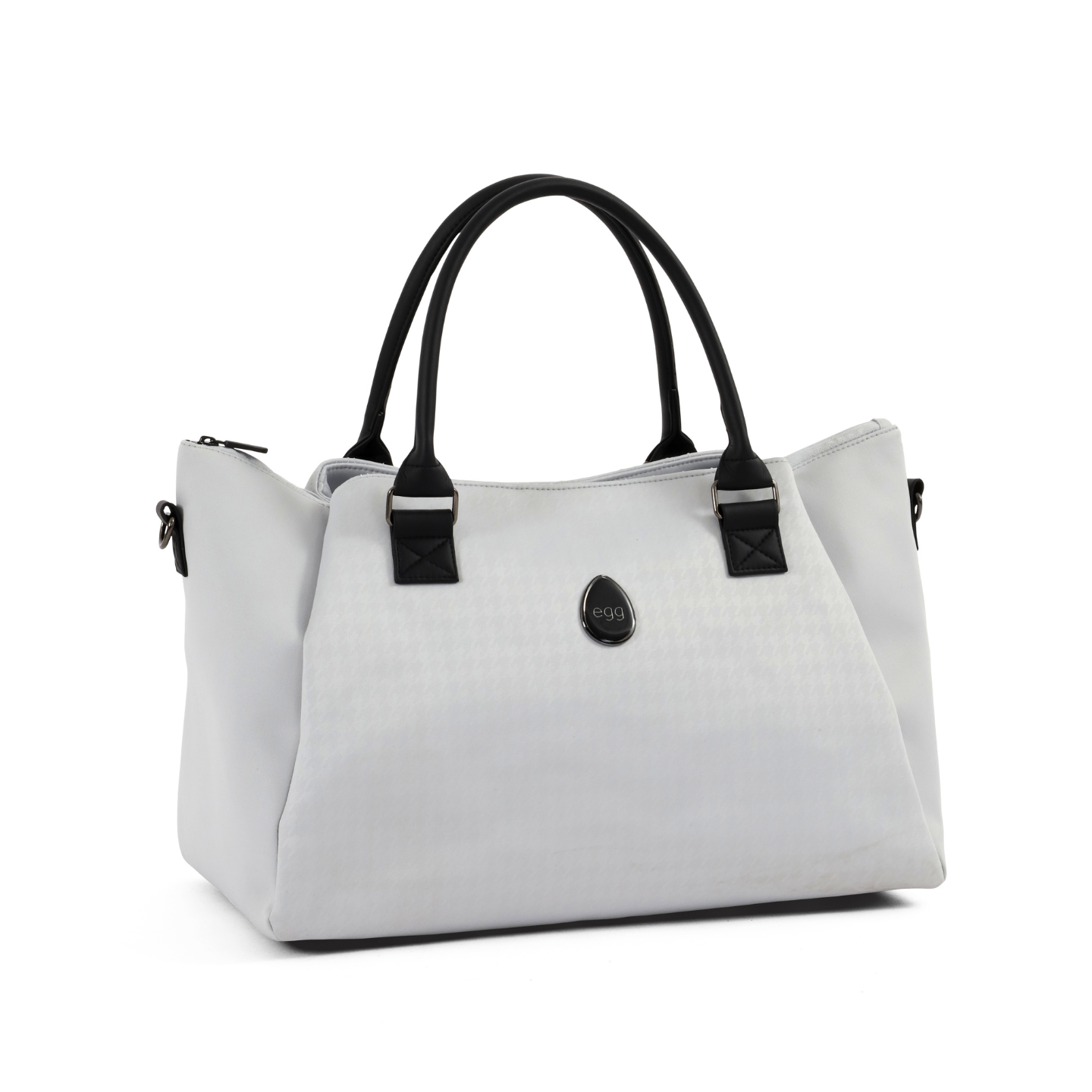 Egg3 Overnight Bag - Special Edition Houndstooth Silver