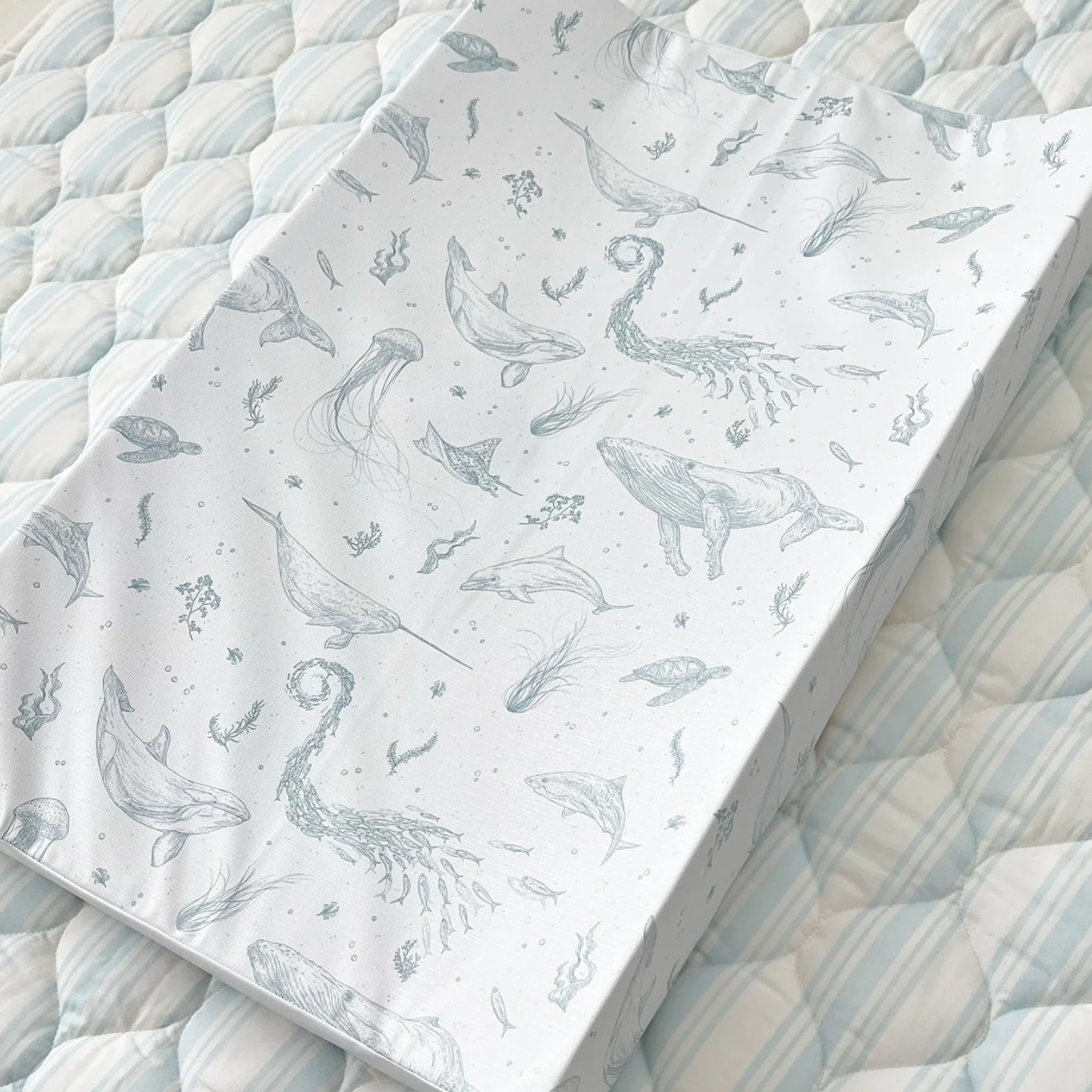 Under the online sea changing mat